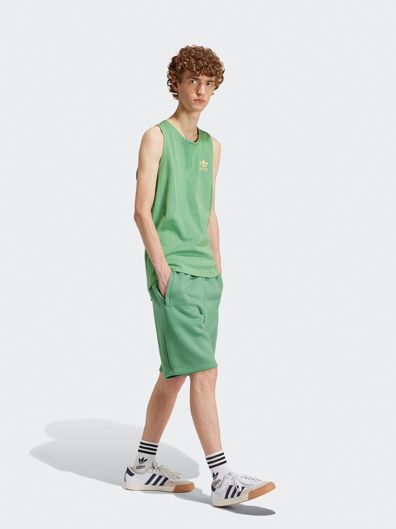 adidas-originals-mens-essential-trefoil-short-greenback