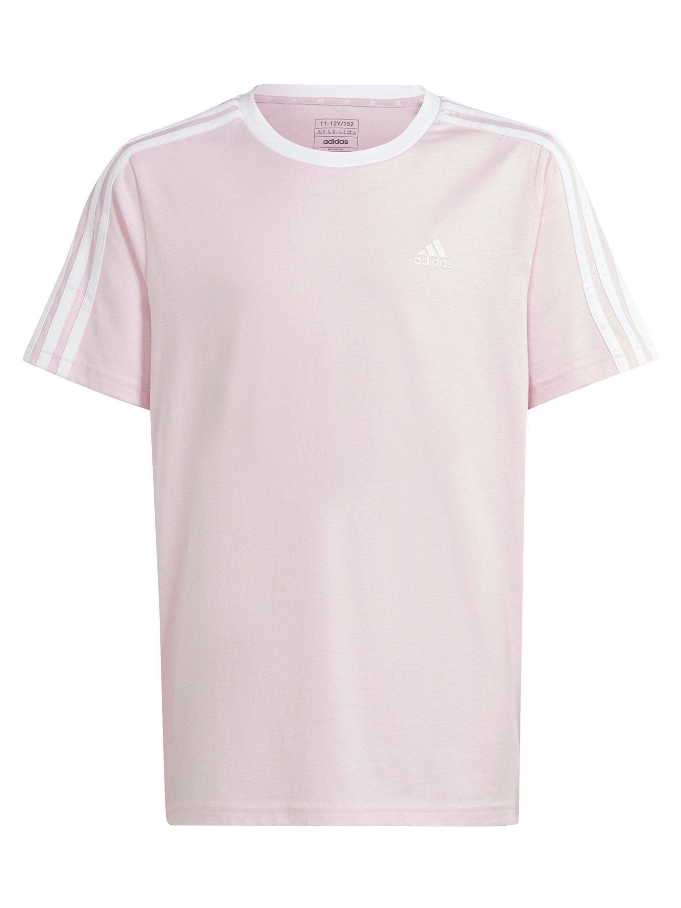 adidas-sportswear-junior-essentials-short-sleeve-t-shirt-light-pinkfront