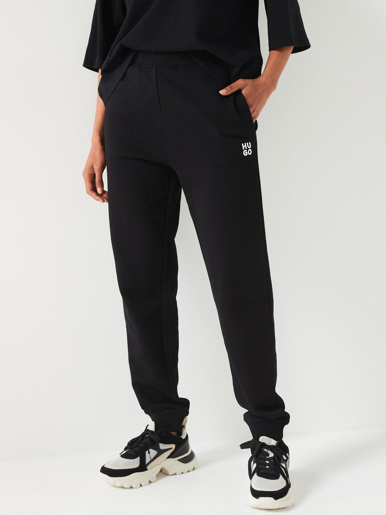 hugo-nelfinia-jersey-trousers-black