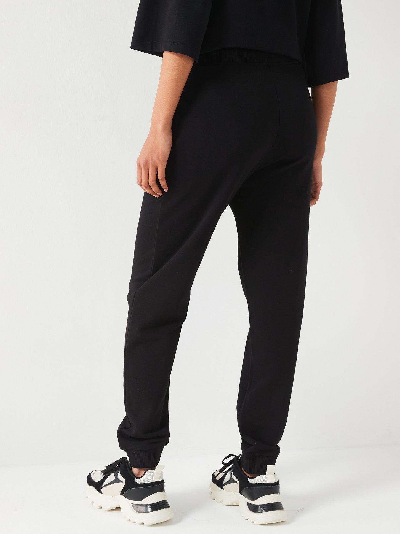 hugo-nelfinia-jersey-trousers-blackstillFront