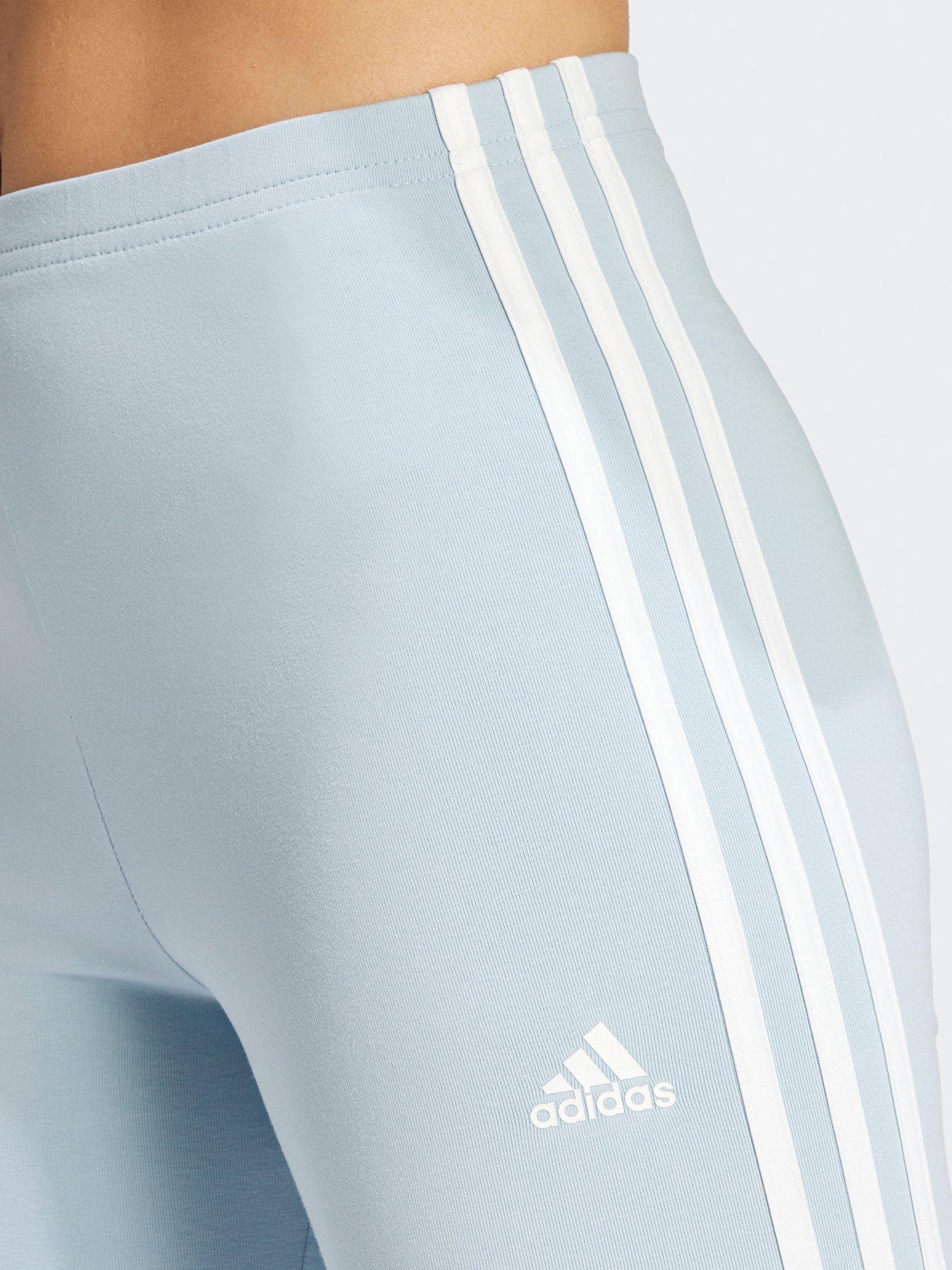 adidas-sportswear-womens-3-striped-high-waist-leggings-blueoutfit