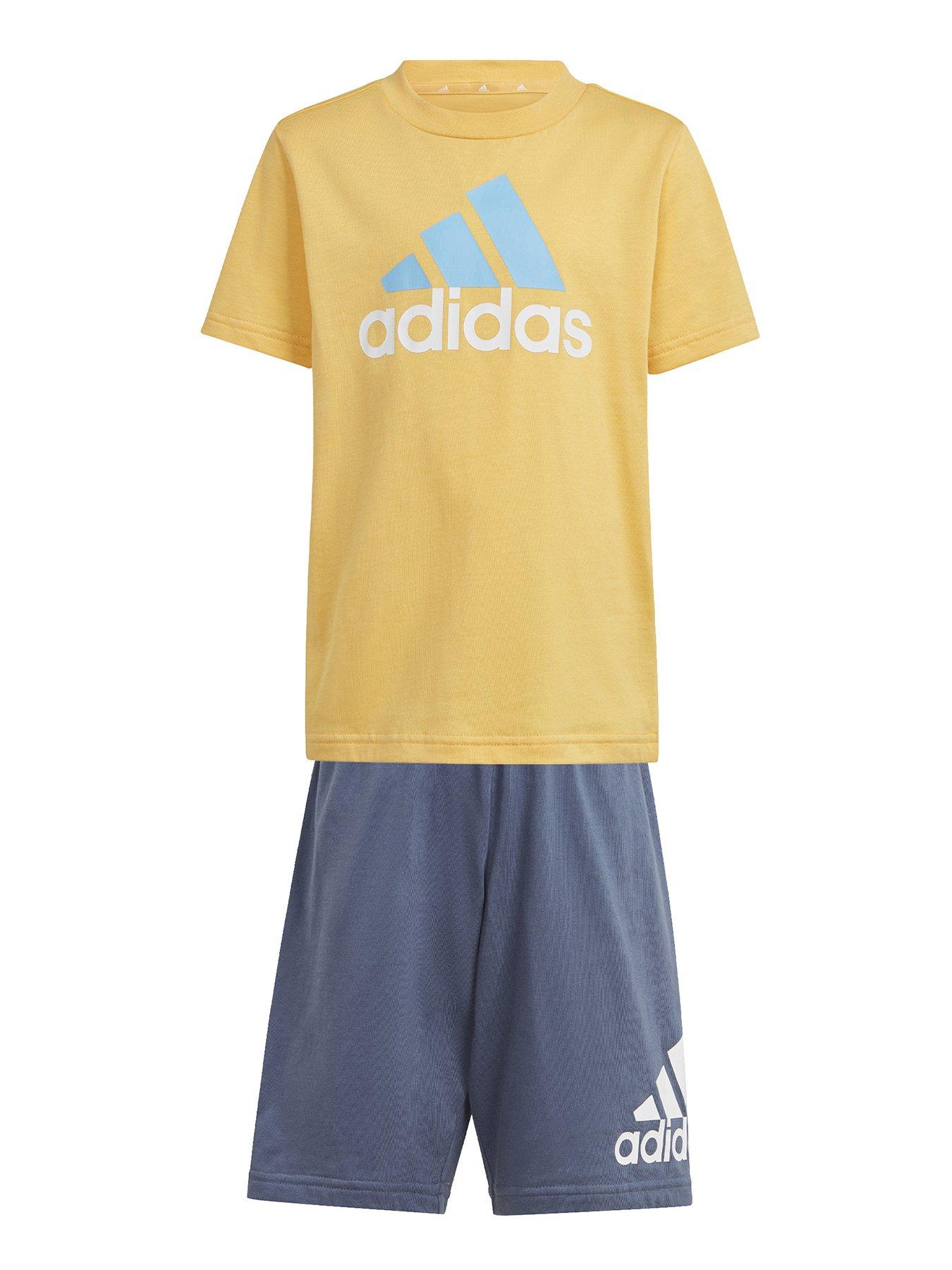 adidas Sportswear Kids Essentials T Shirt and Shorts Set Yellow Very Ireland