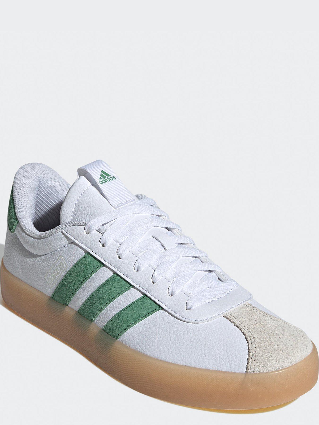 adidas-sportswear-mens-vl-court-30-trainers-whitegreenstillFront