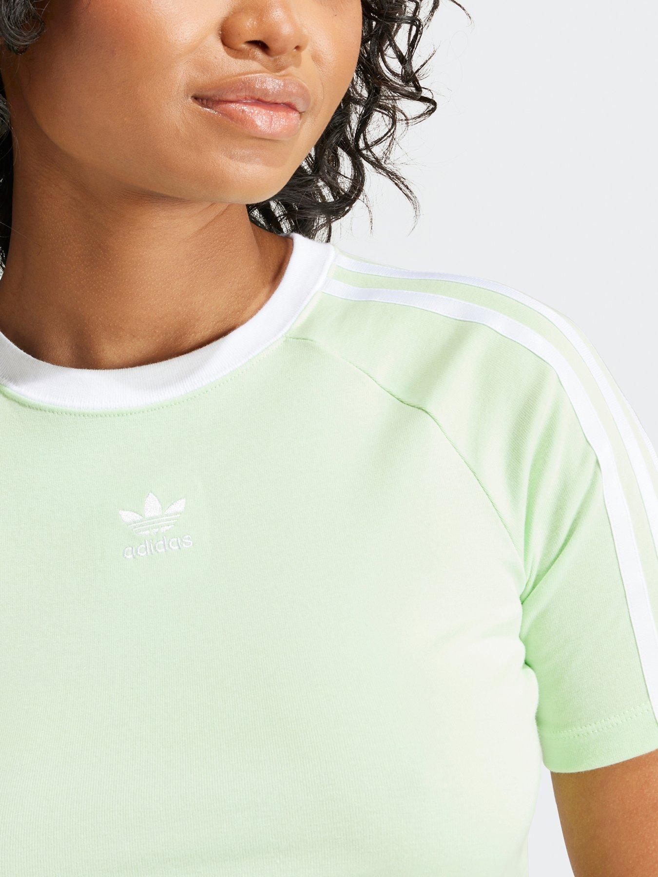 adidas-originals-womens-3-stripe-baby-tee-greenoutfit