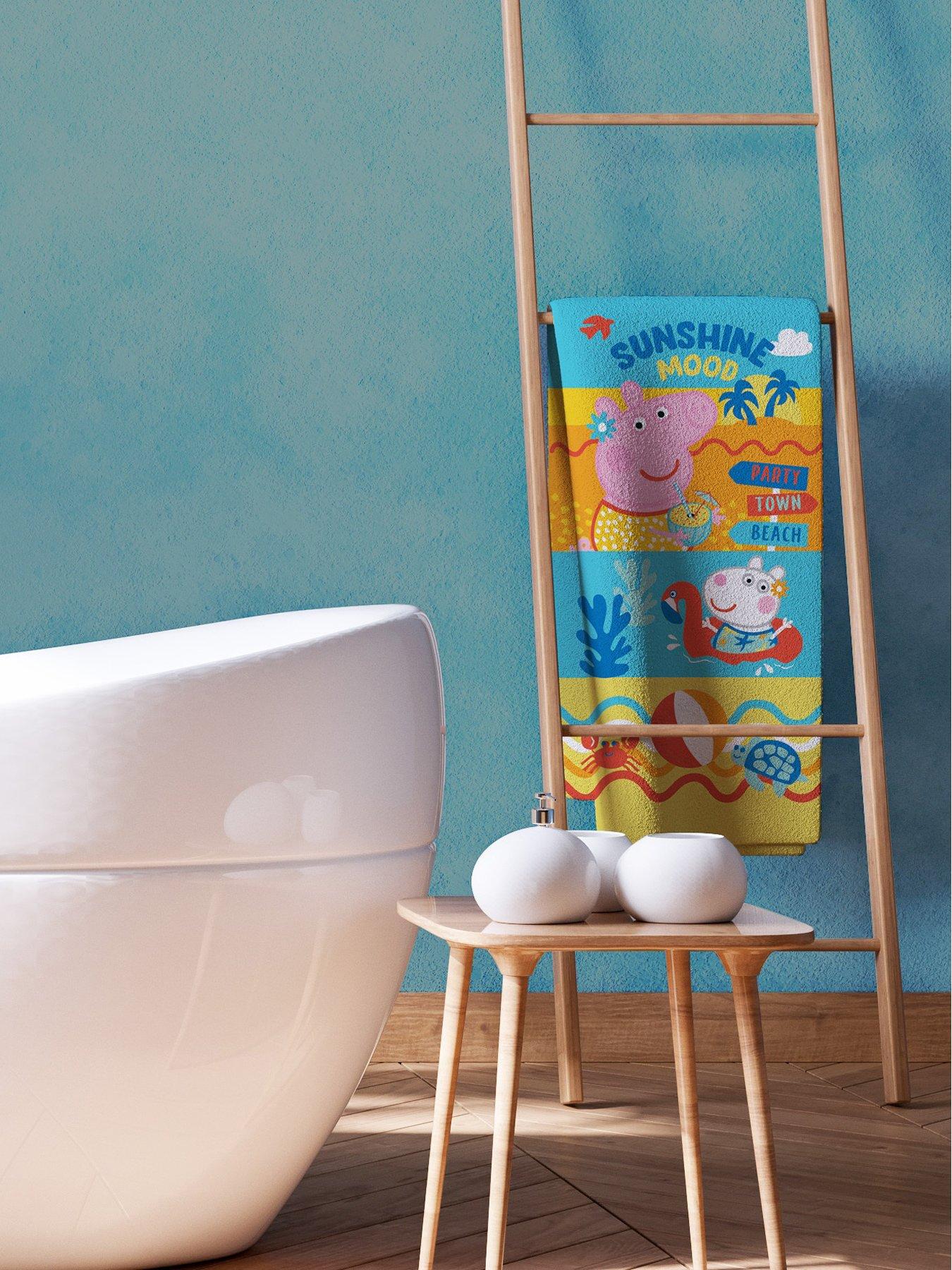 Beach Towel Multi Coloured Peppa pig Towels Bathroom essentials Home garden Very Ireland