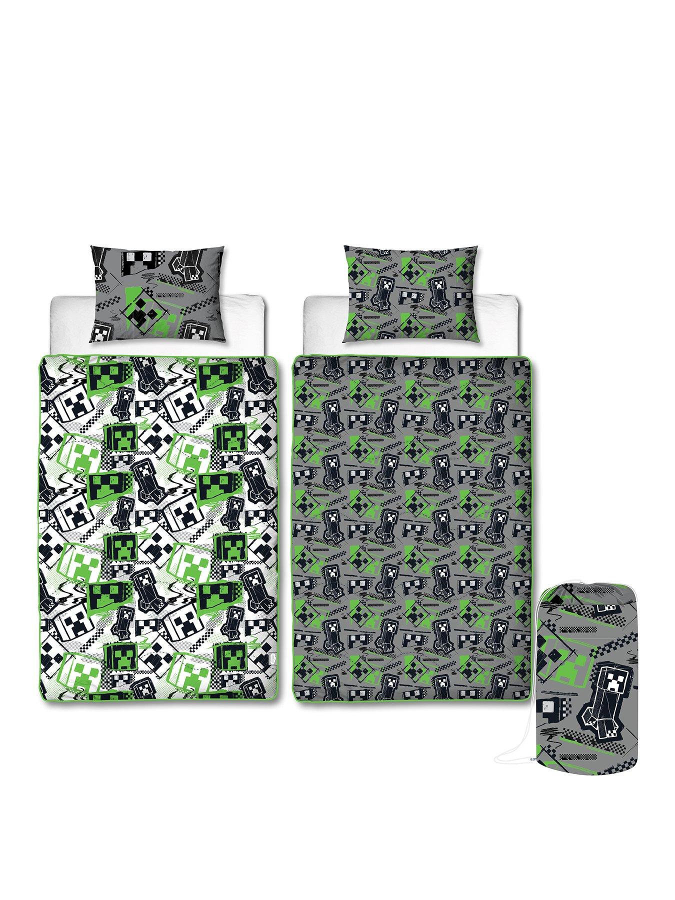 Image 2 of 7 of Minecraft Mixed Up Coverless 10.5 Tog Reversible Duvet in Single - Multi