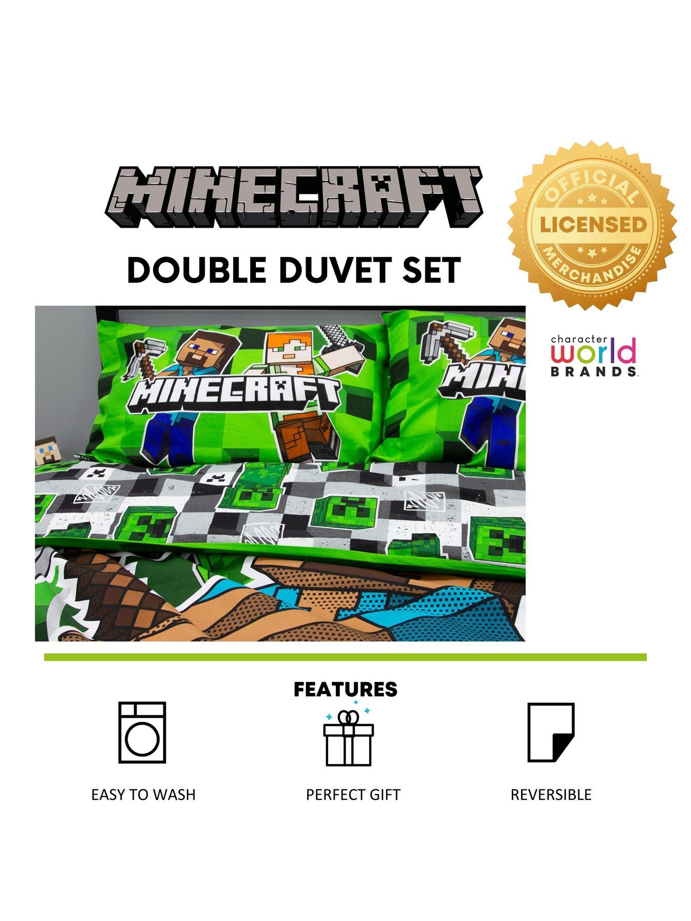 minecraft-check-panel-double-duvet-cover-set-multidetail