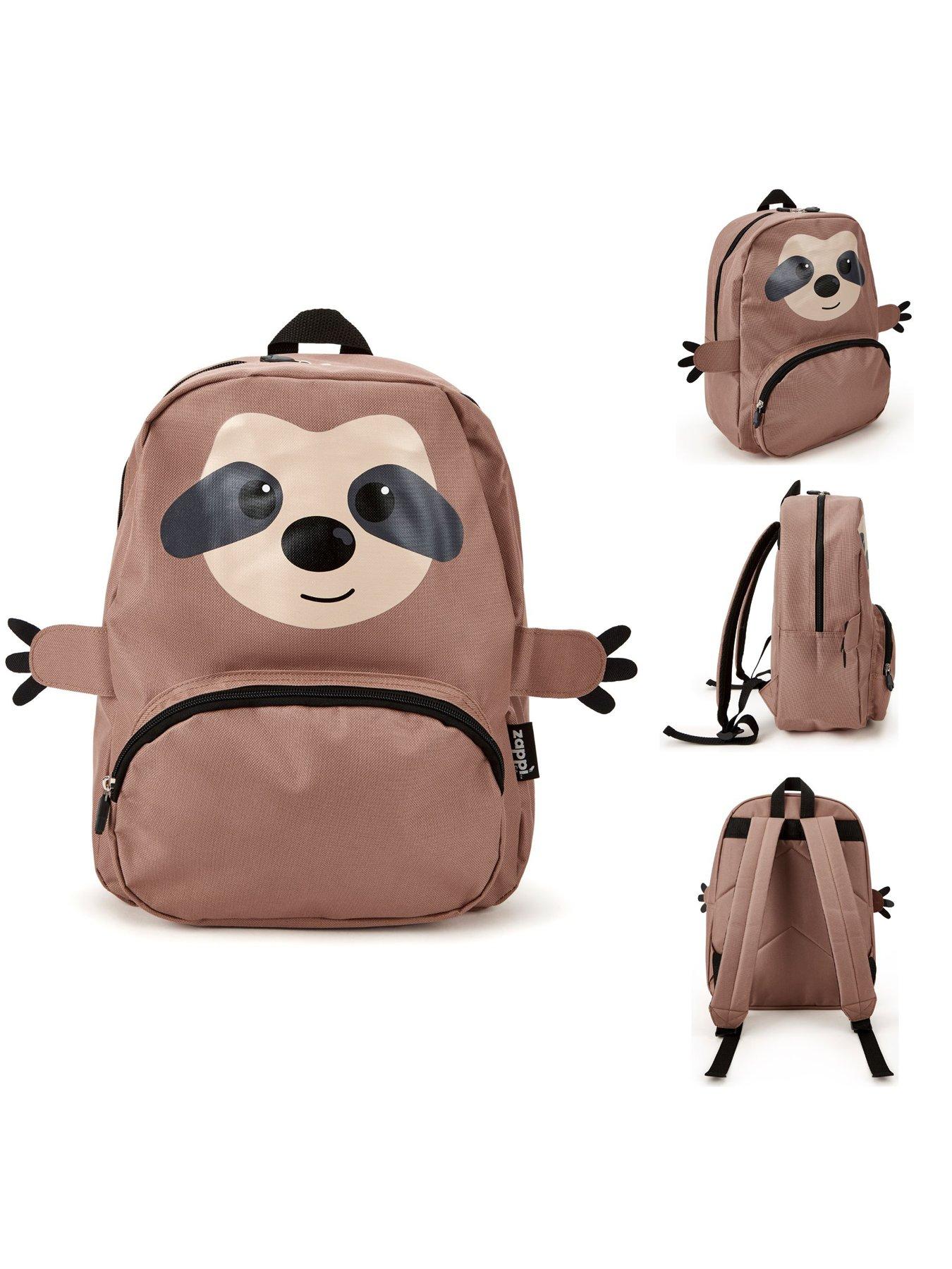 zappi-baby-animal-backpack-set-slothstillFront