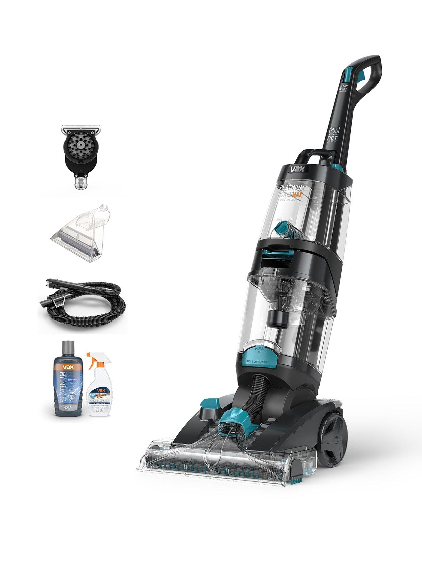 VAX CDCW-PMXP Platinum Power Max Pet Carpet Cleaner  Deep Cleaning for Homes with Pets Black & Teal