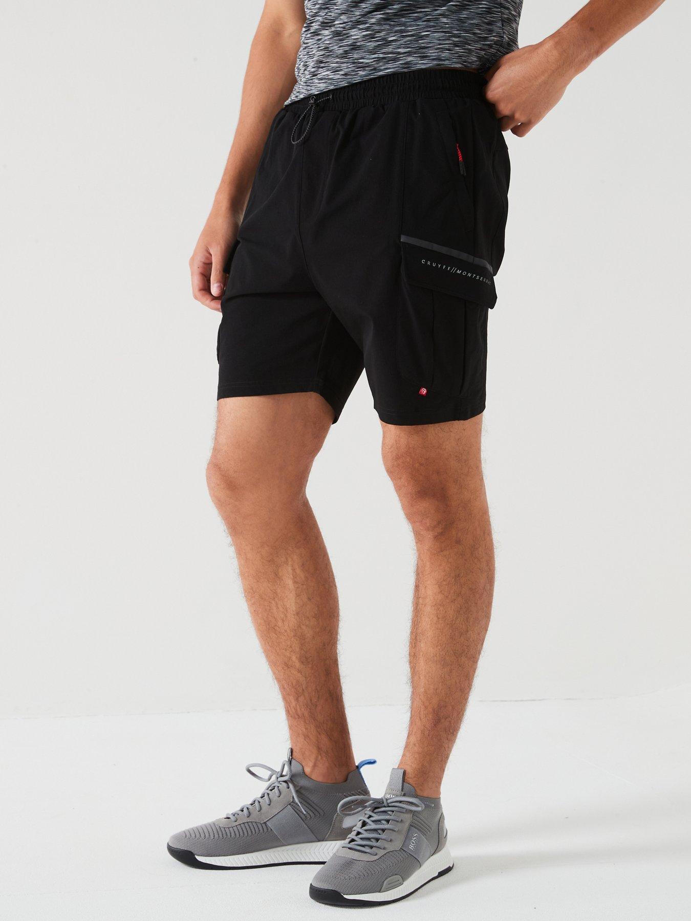 cruyff-core-tech-cargo-shorts-black