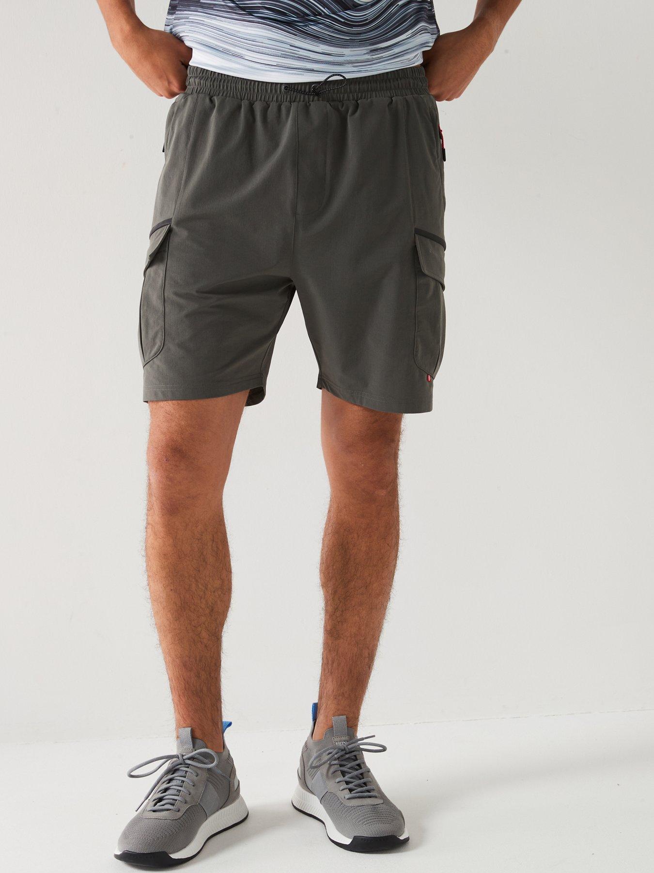 cruyff-core-tech-cargo-shorts-grey