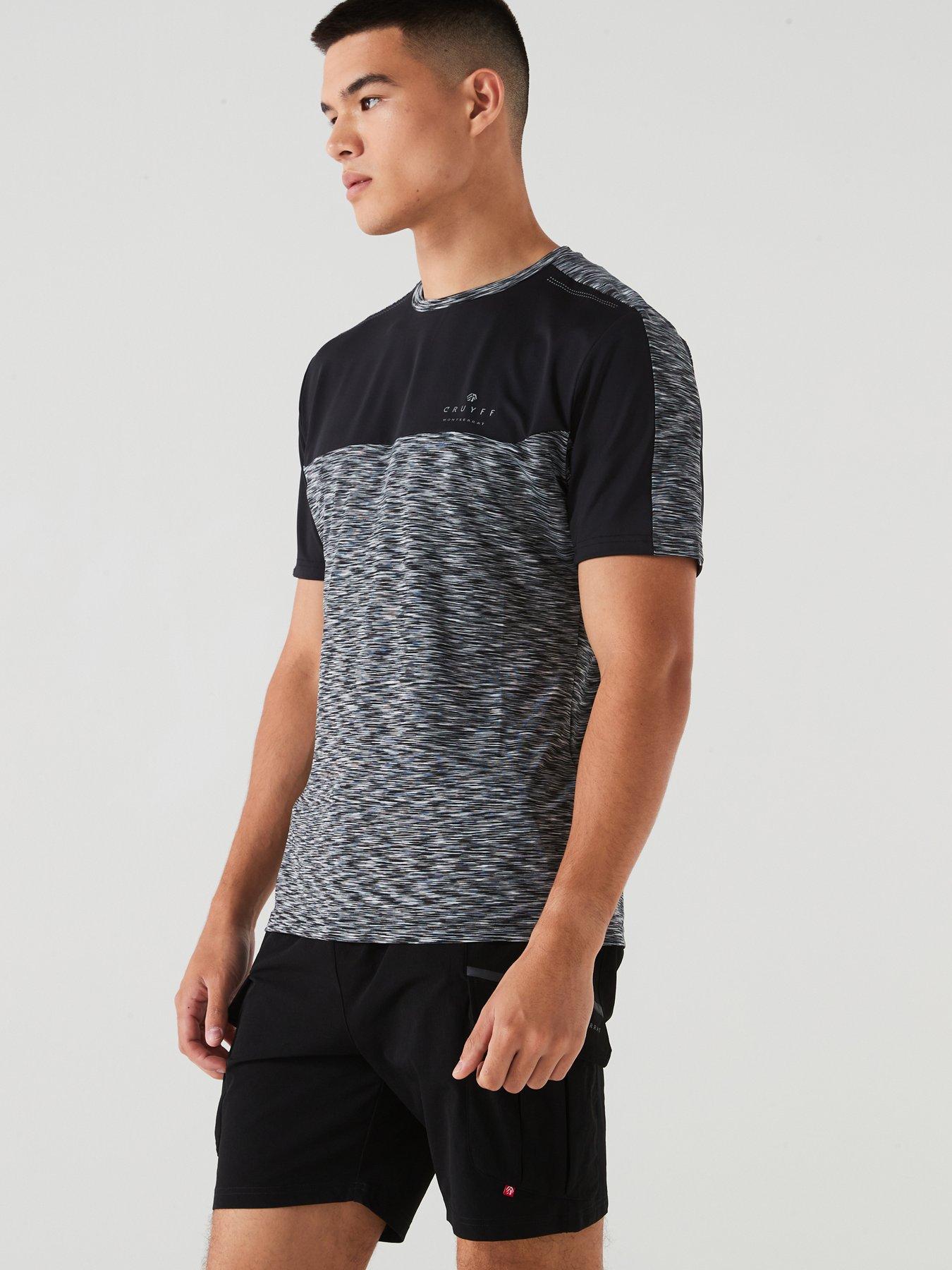 cruyff-route-running-short-sleeve-t-shirt-black