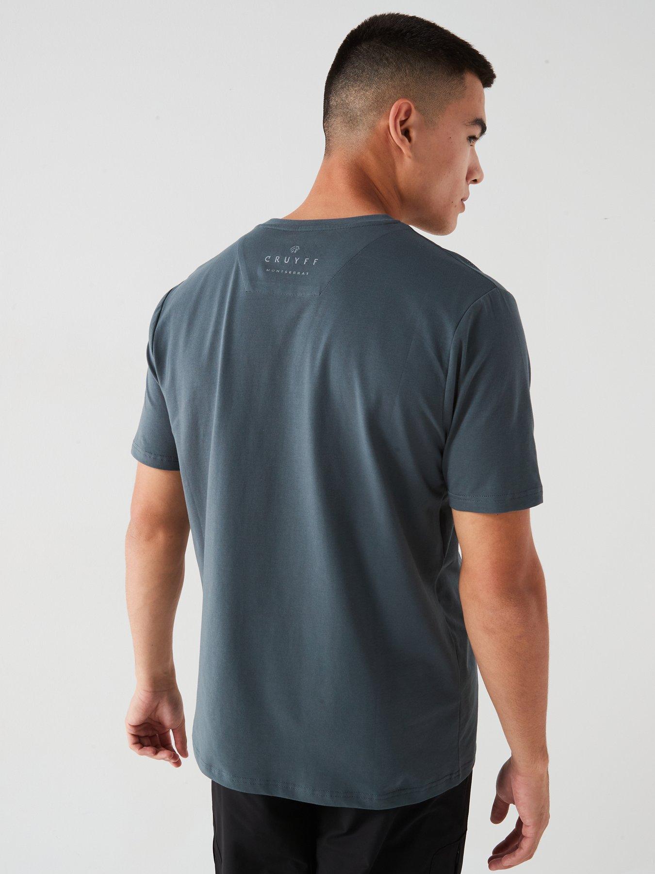 cruyff-prima-short-sleeve-t-shirt-greystillFront