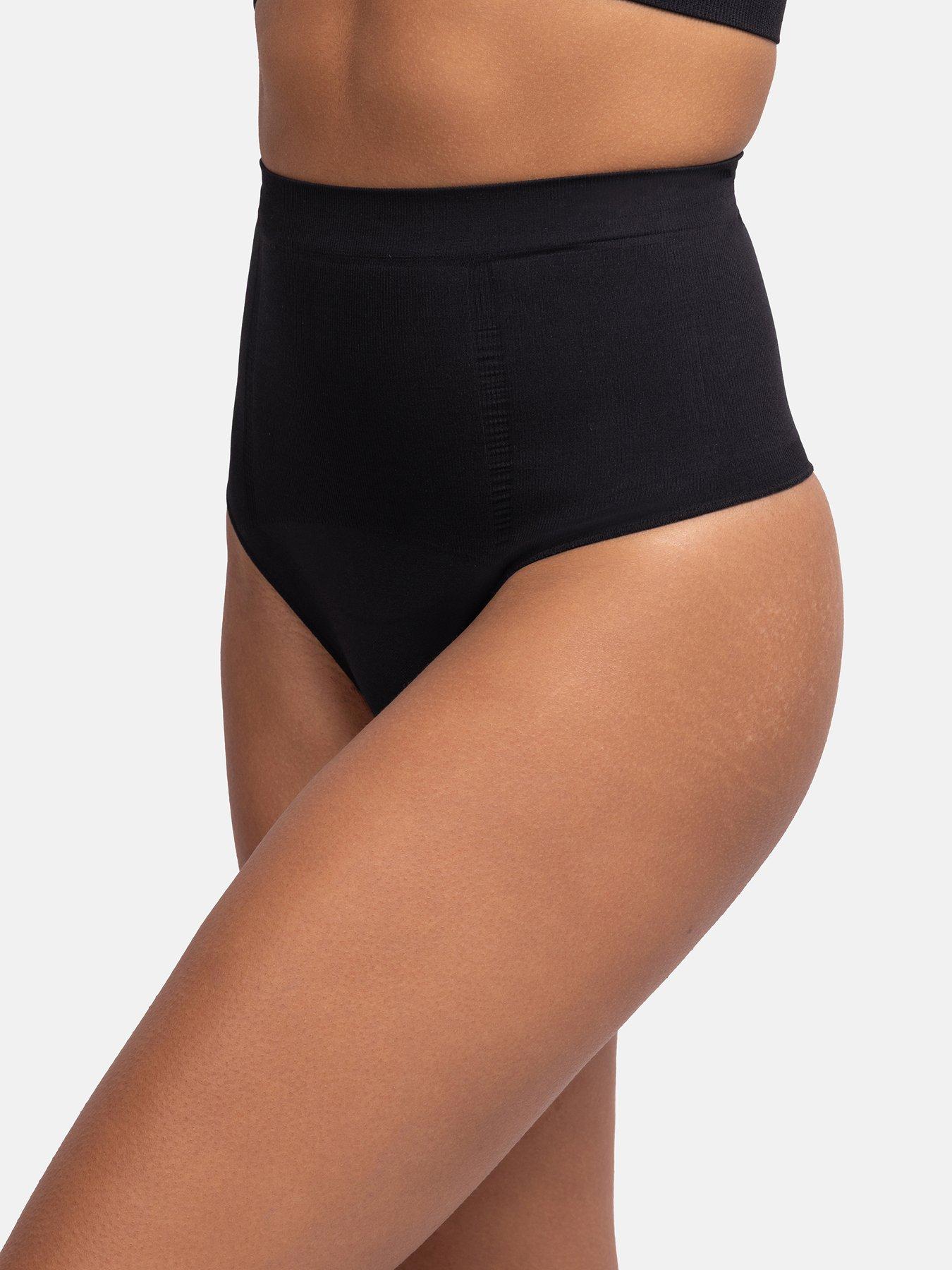 Image of DORINA Absolute Sculpt Mid Waist Thong - Black