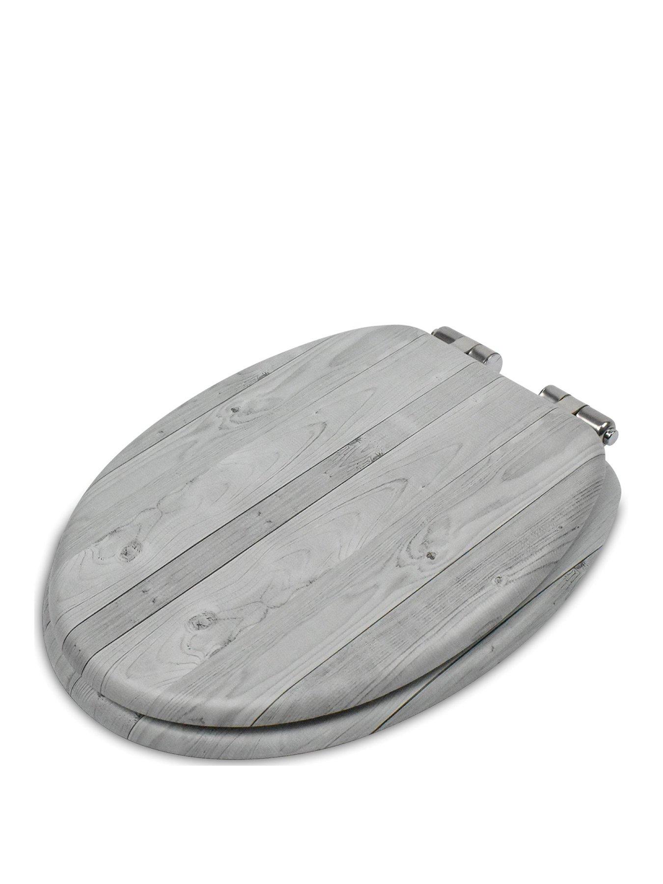 undefined Wood Effect Toilet Seat