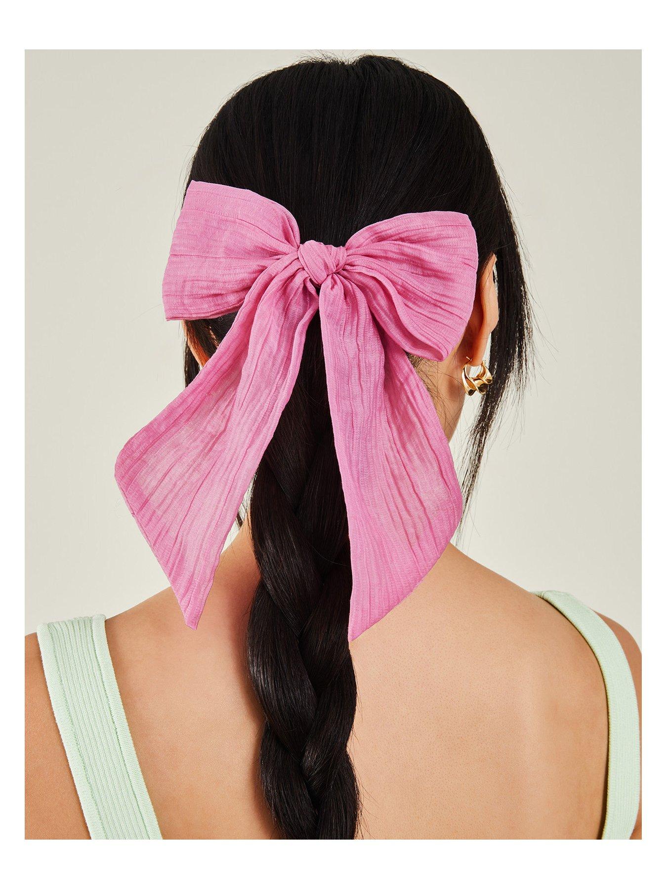 accessorize-textured-bow-clipstillFront