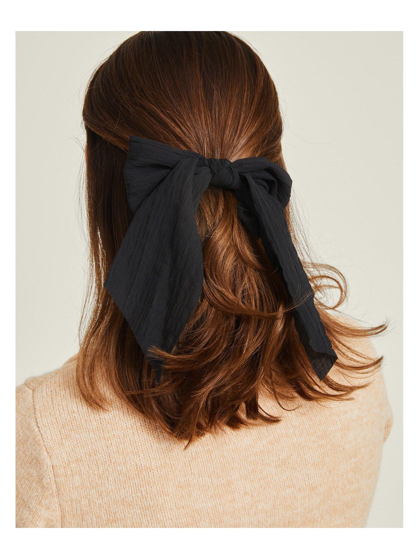 accessorize-textured-bow-clipstillFront