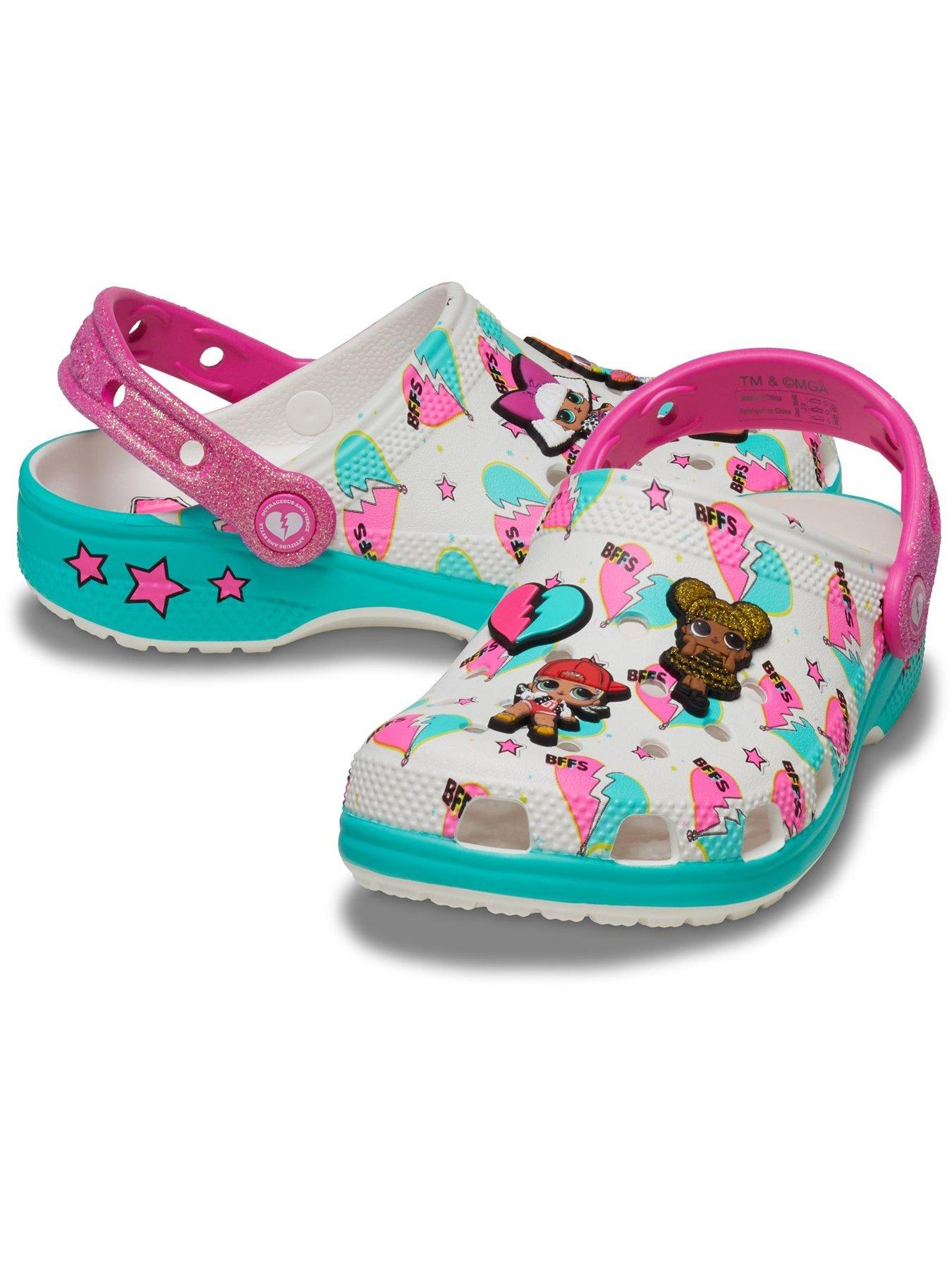Image 6 of 6 of Crocs Crocs White Multi Lol Bff Toddler