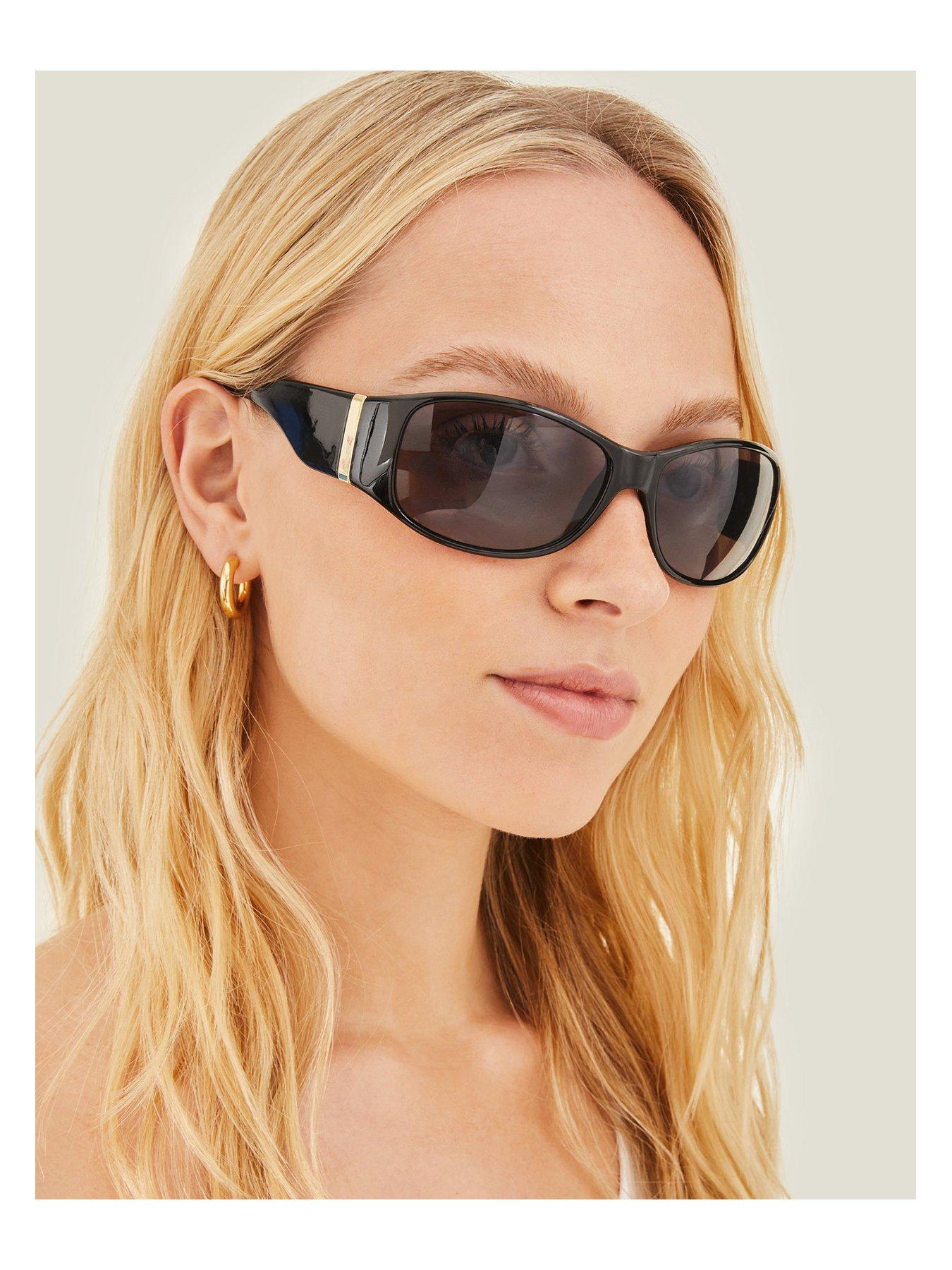 Image 2 of 3 of Accessorize Wrap Sunglasses