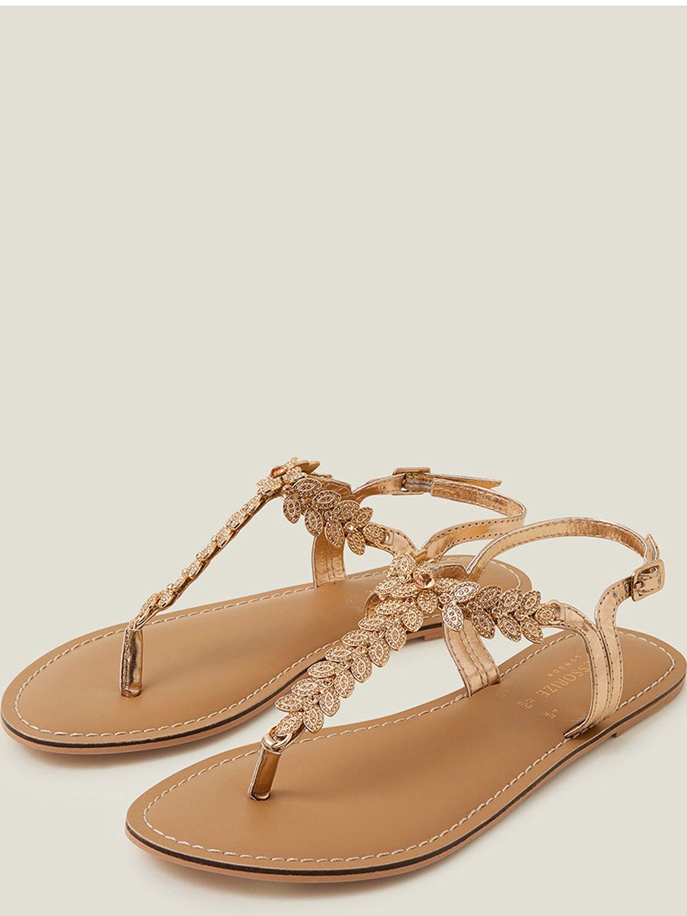 accessorize-diamante-leaf-embellished-sandals-pinkstillFront