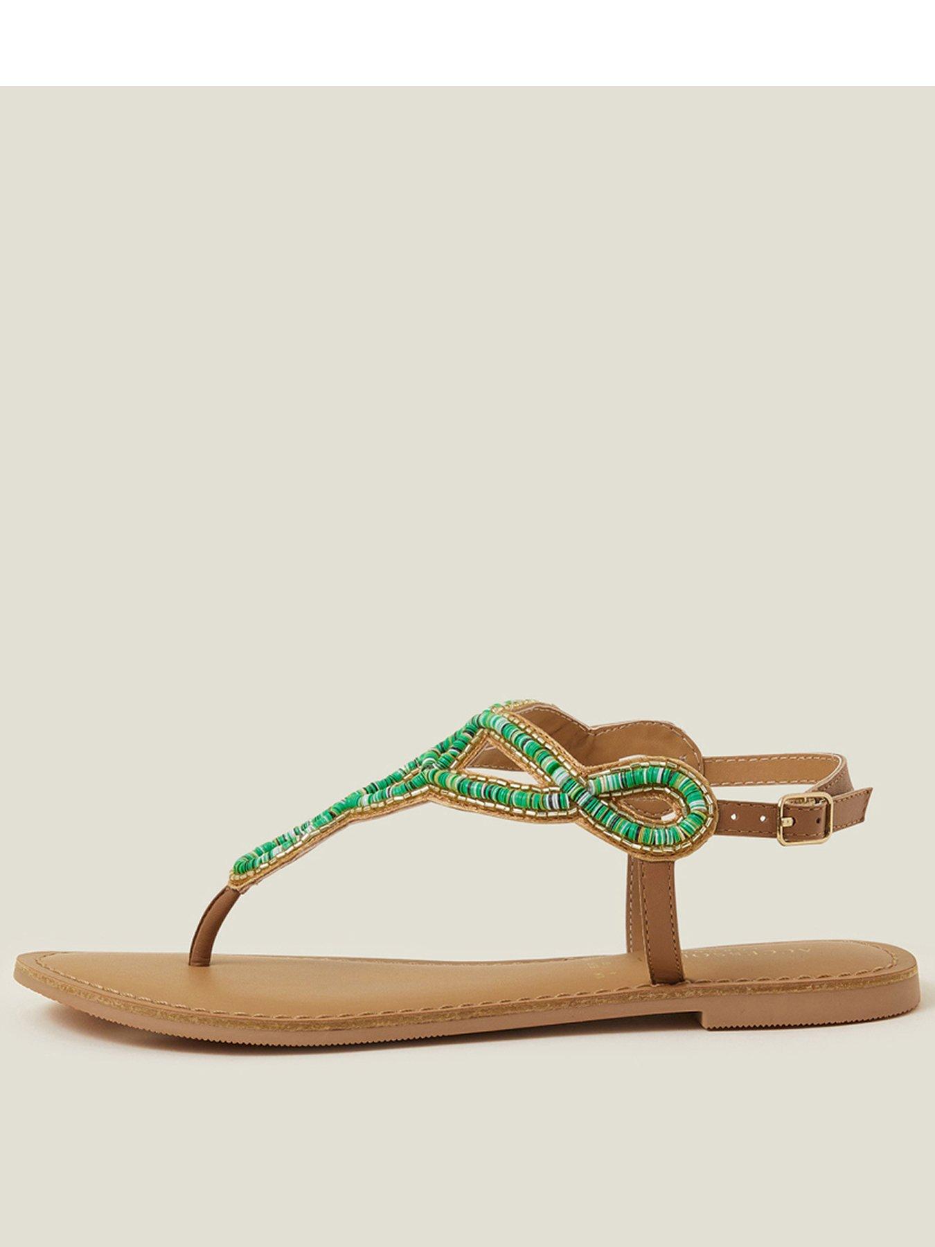 accessorize-beaded-cut-out-sandals-green