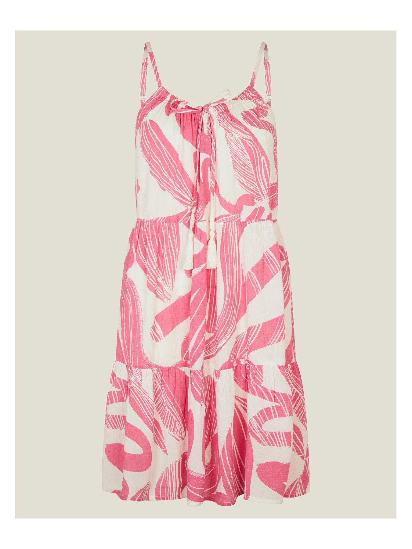 accessorize-squiggle-print-short-dress-pinkback