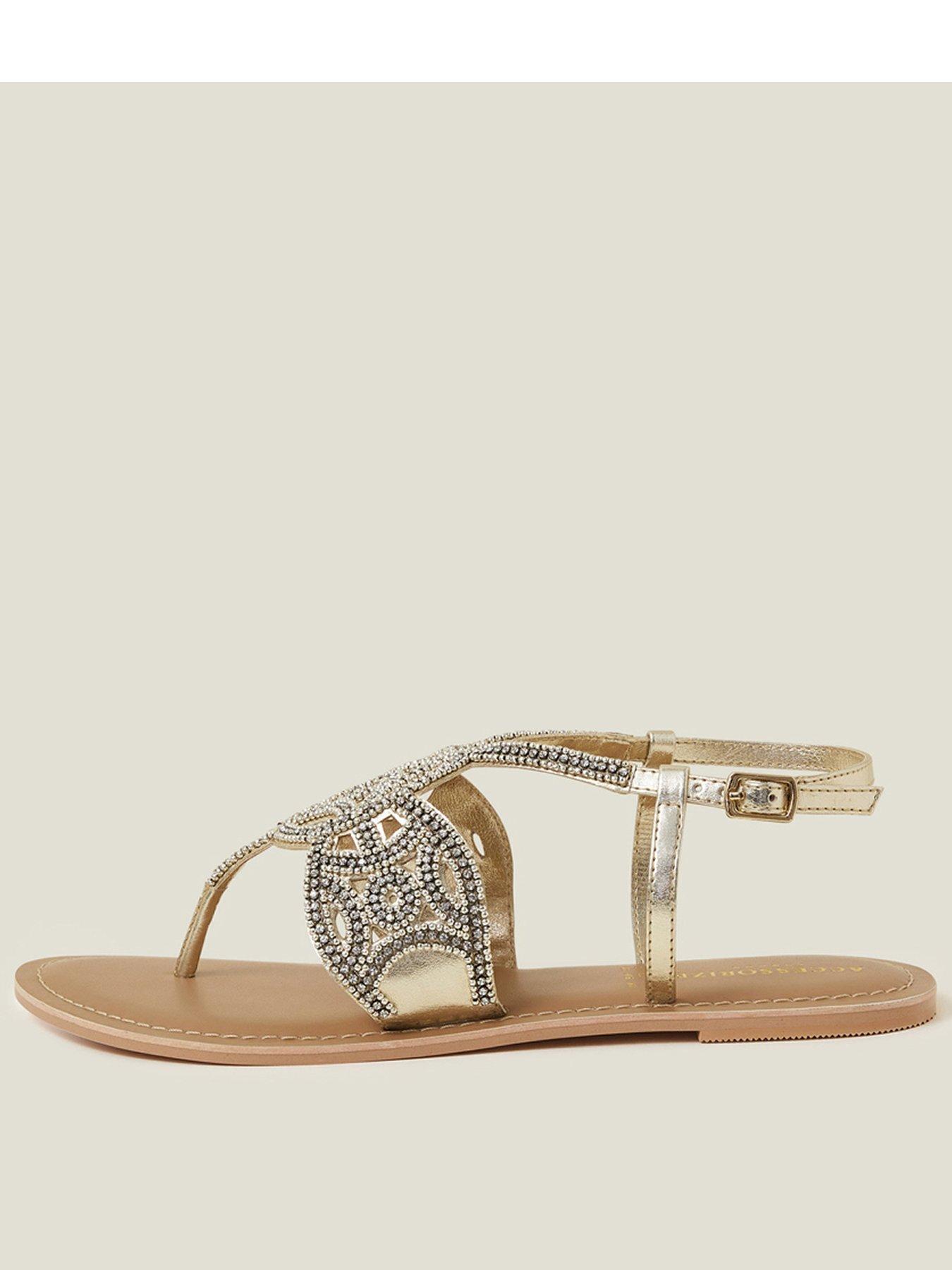 accessorize-sparkle-circle-sandals-gold