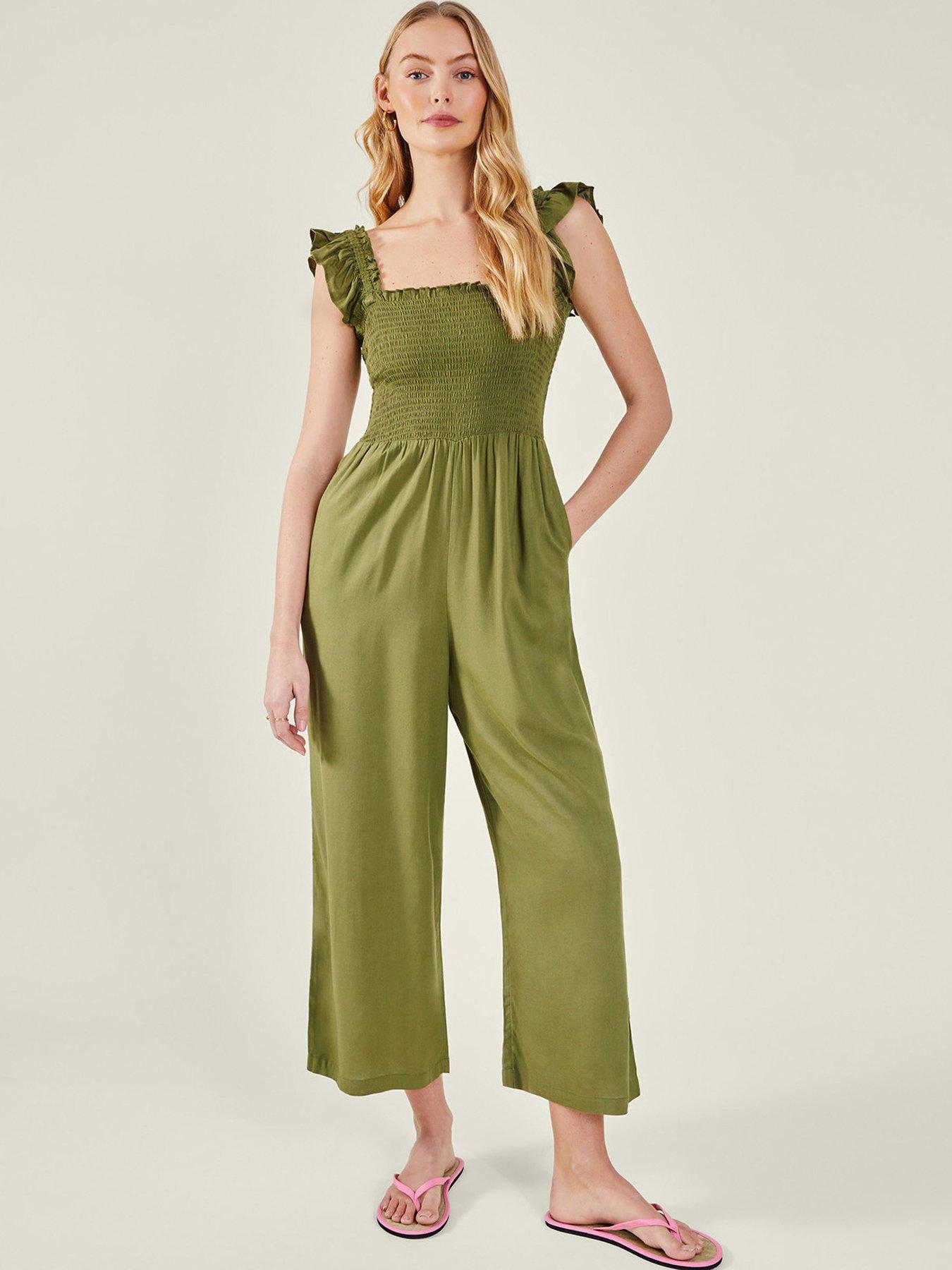 accessorize-wrap-front-jumpsuit-green