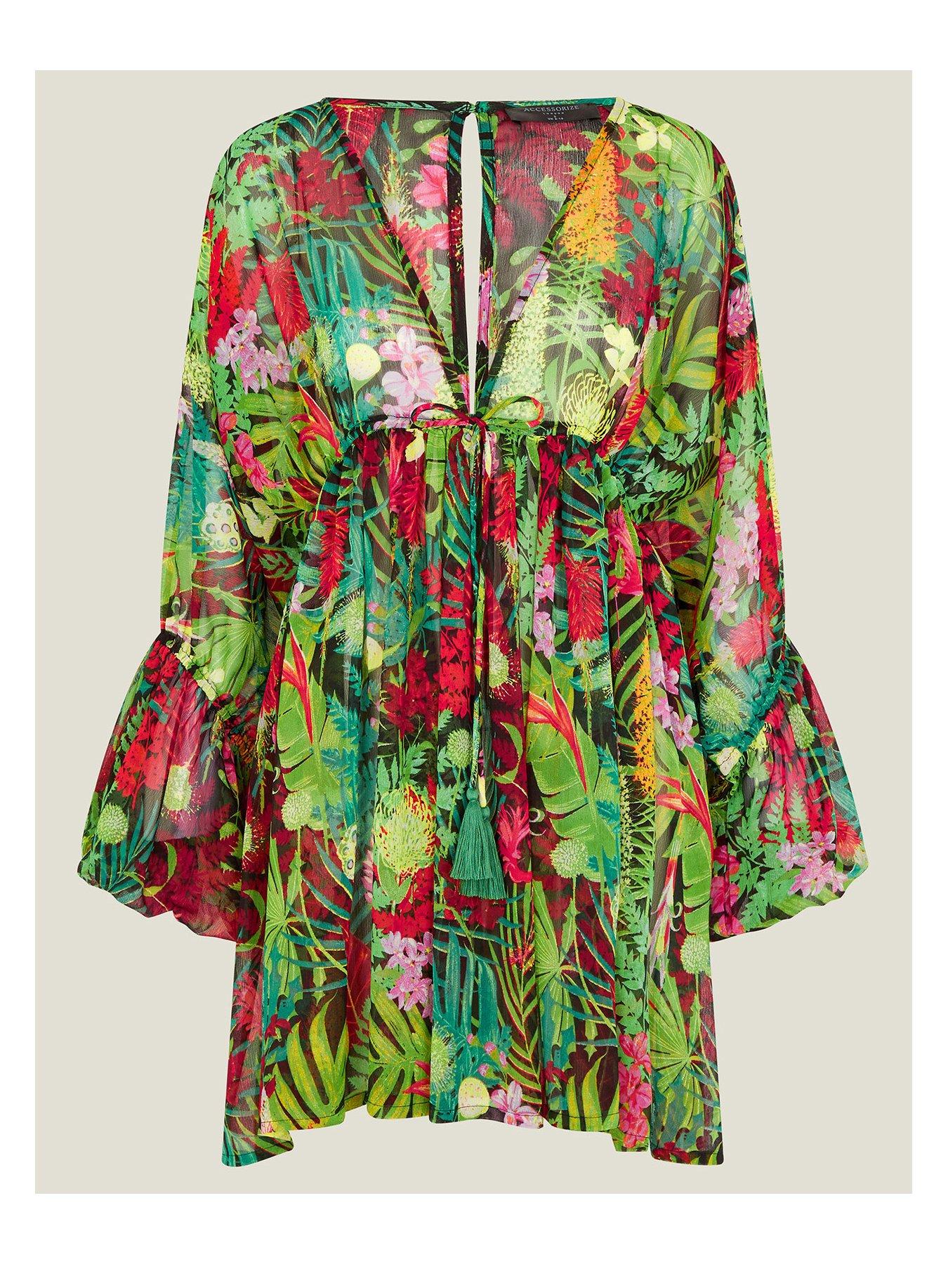 accessorize-jungle-long-sleeve-mini-dress-greenback