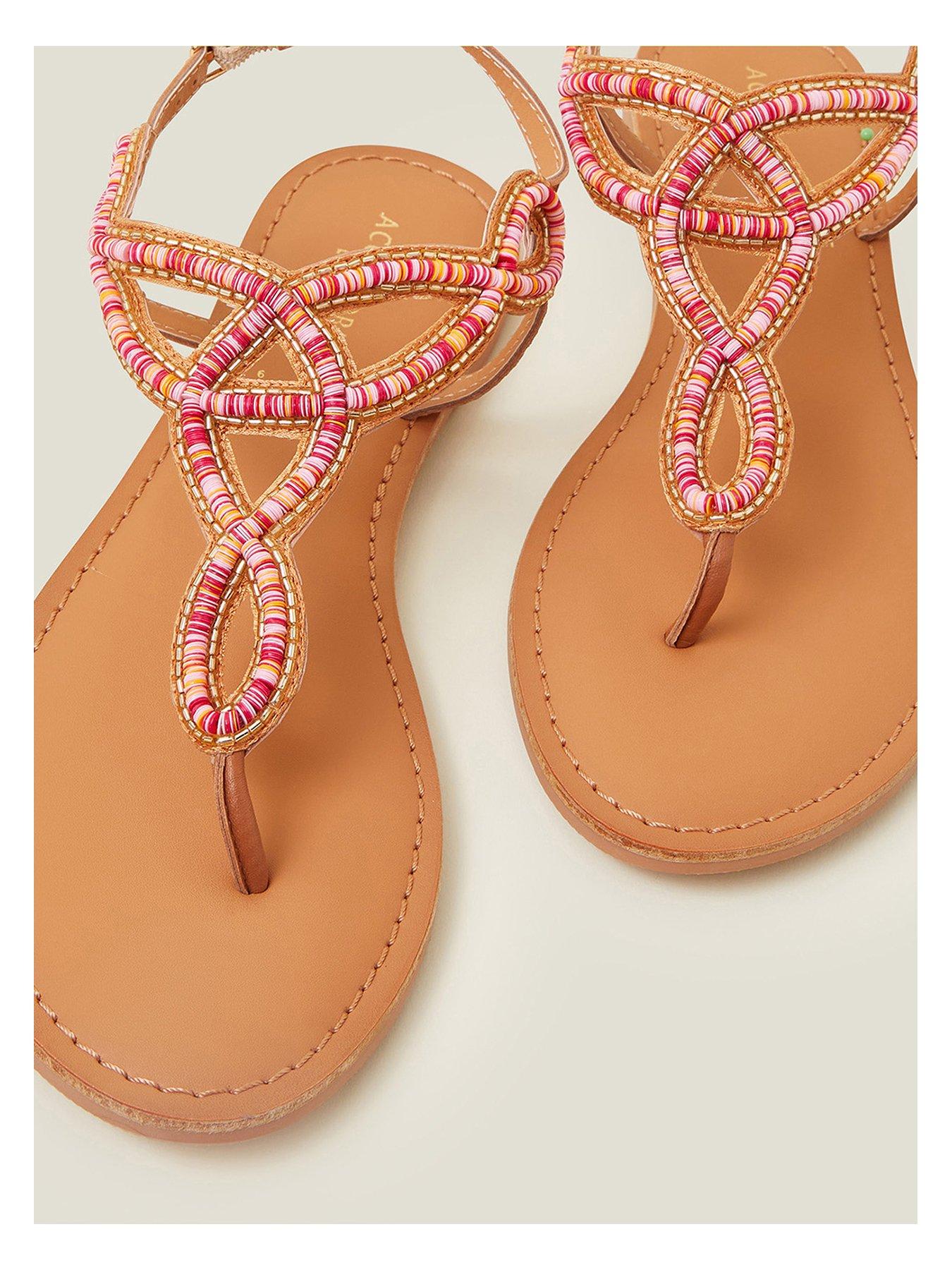 accessorize-seed-bead-cut-out-sandals-pinkoutfit