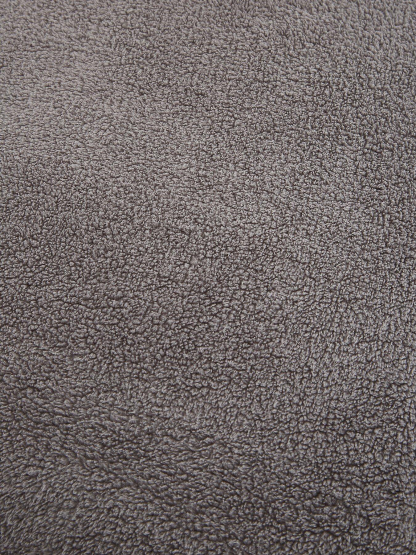 Image 6 of 6 of The Very Collection Teddy Fleece Duvet Cover Set in Grey