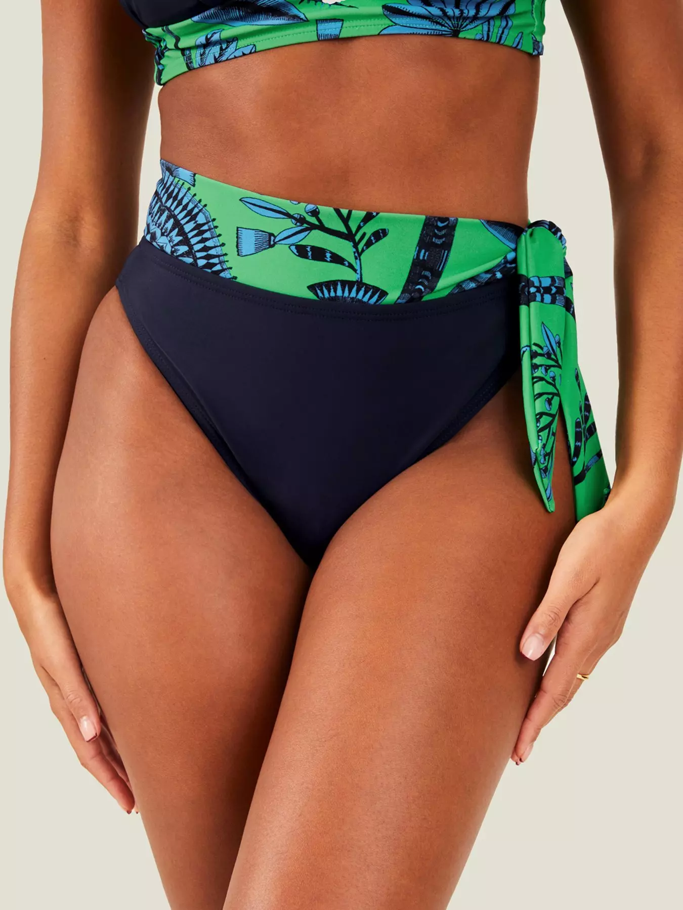 Sloggi Shore Fornillo Ultra High Leg Bikini Briefs - Aqua