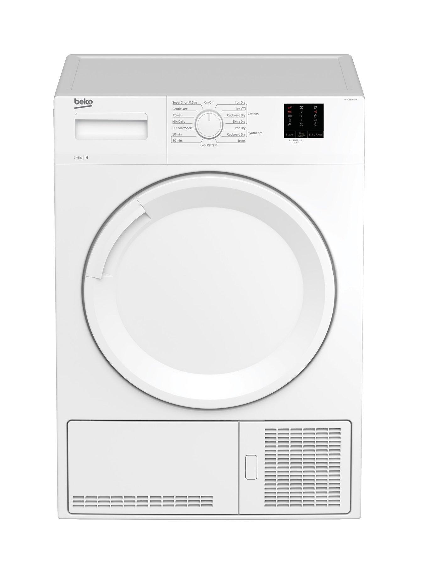 beko-dtkce80021w-8-kg-condenser-tumble-dryer-whitestillFront