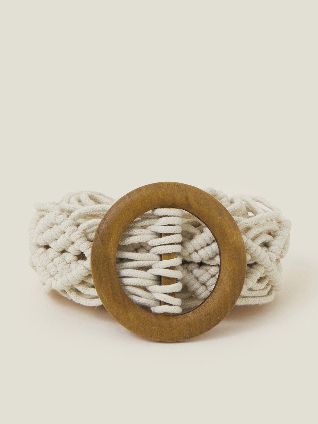 Image 1 of 3 of Accessorize Macrame Belt