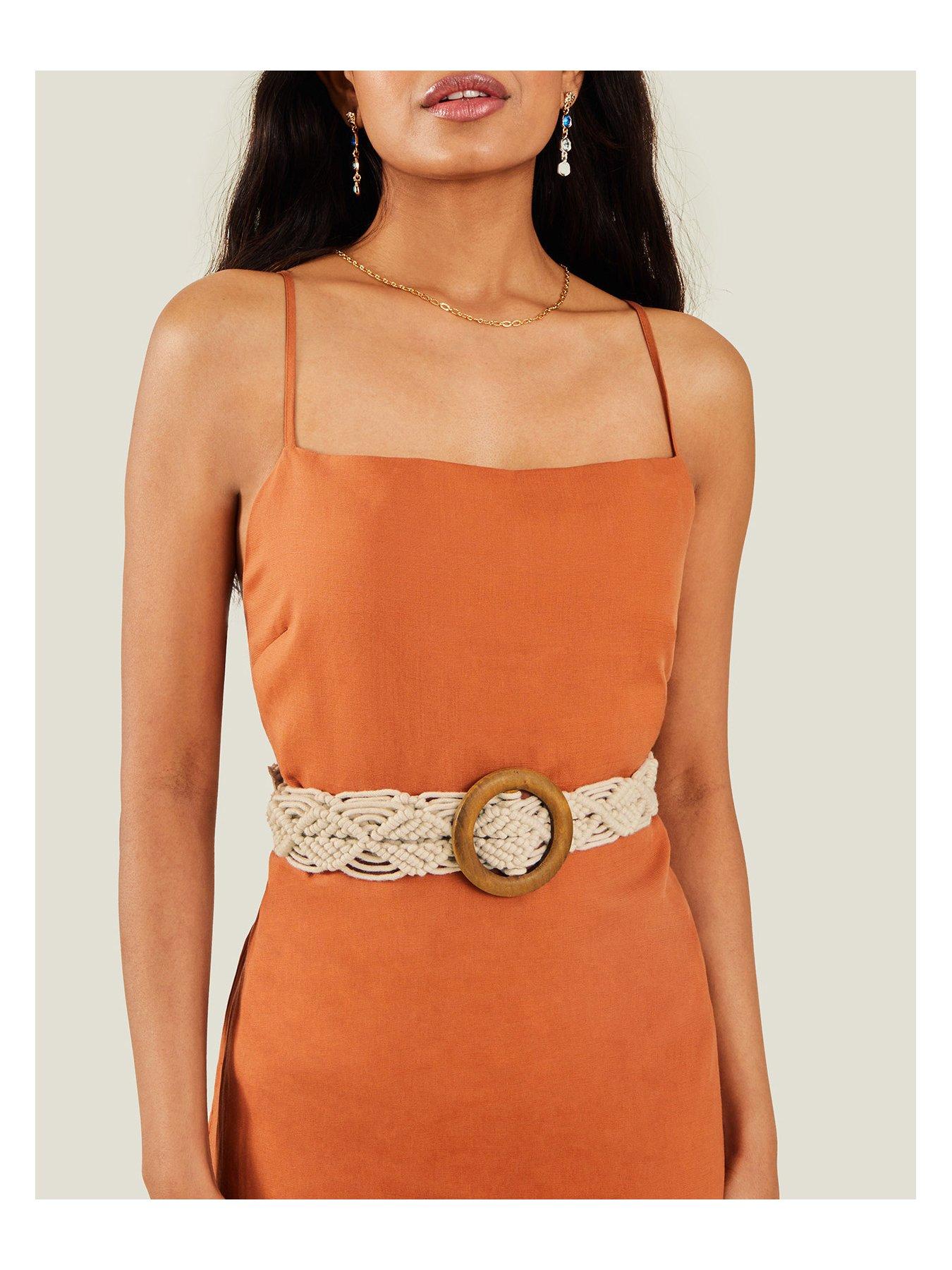 Image 2 of 3 of Accessorize Macrame Belt