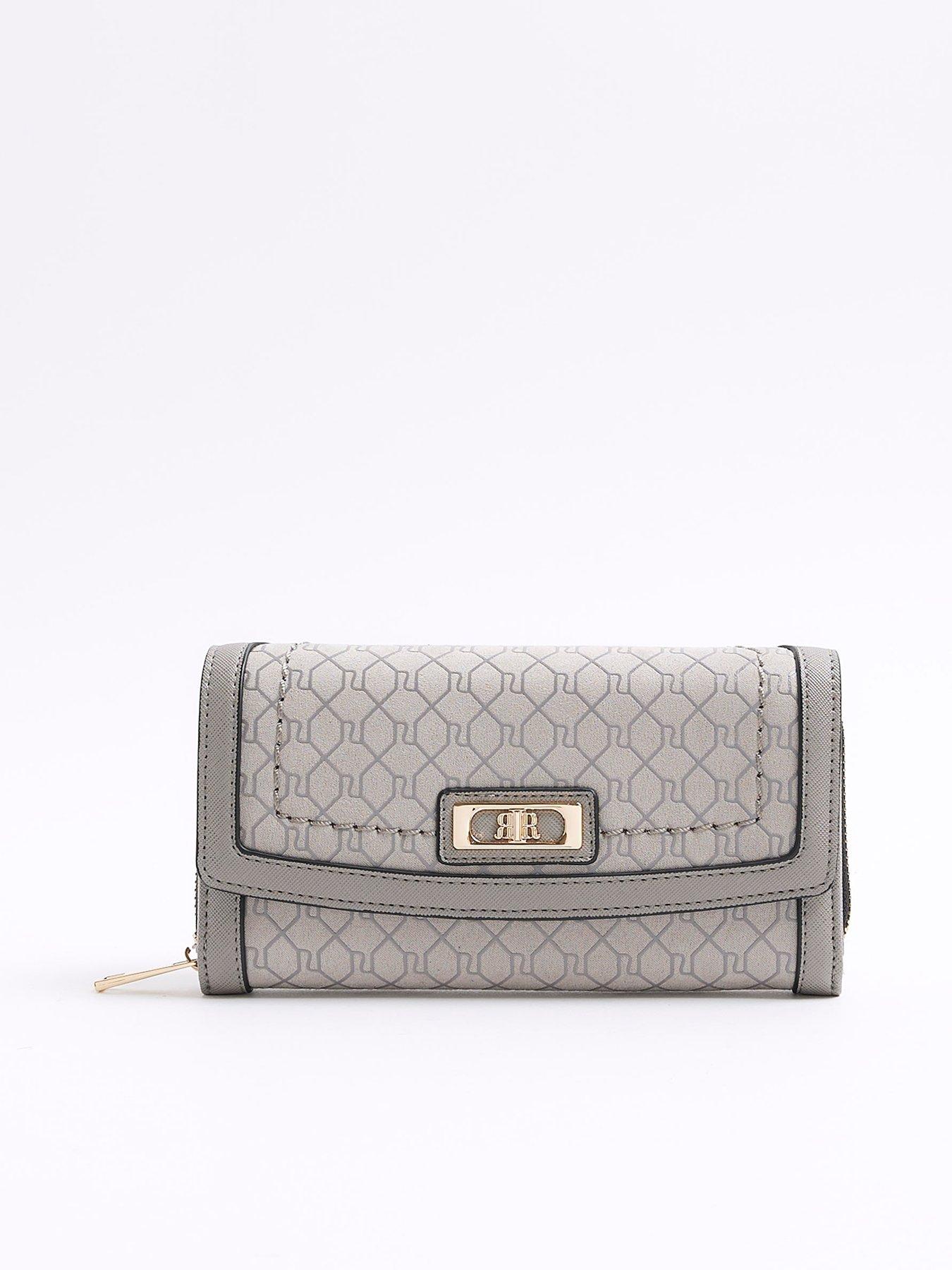 Stylish Grey and Gold Crossbody Bag by A New Day