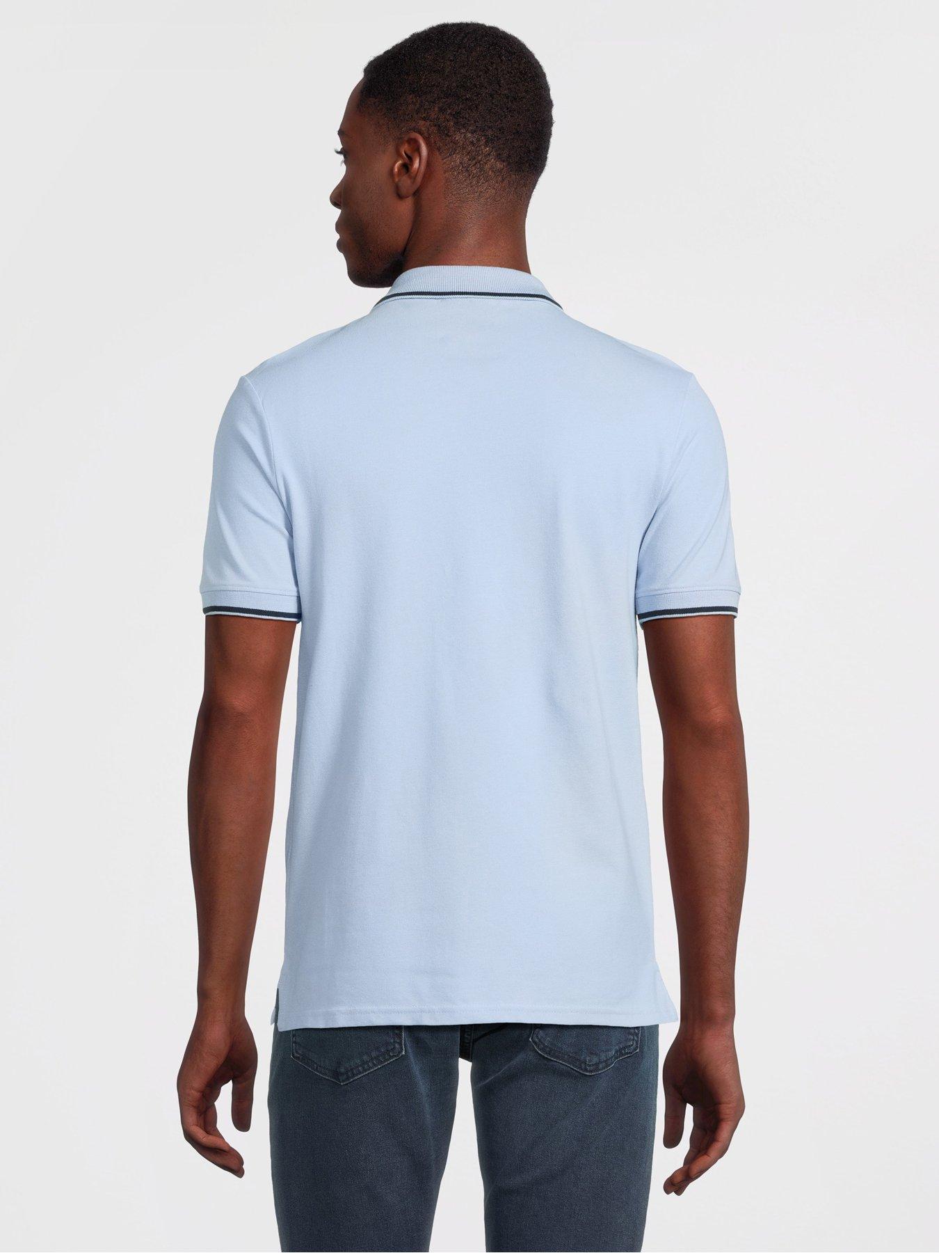 lyle-scott-lyle-amp-scott-tipped-regular-fit-polo-shirt-light-bluestillFront