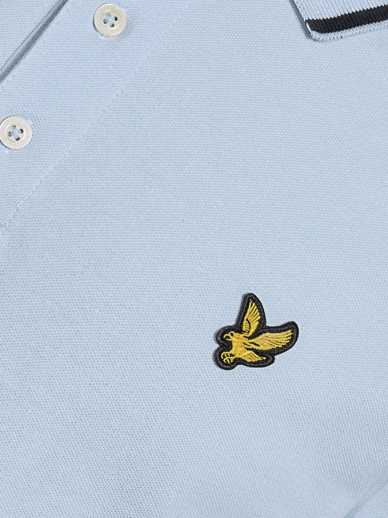 lyle-scott-lyle-amp-scott-tipped-regular-fit-polo-shirt-light-blueoutfit