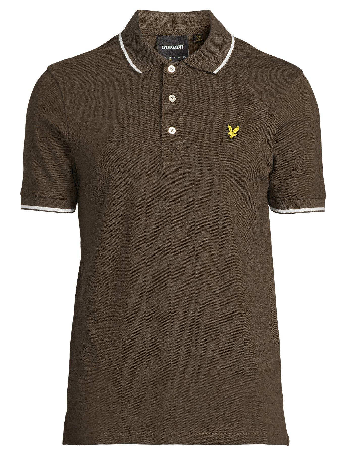 lyle-scott-lyle-amp-scott-tipped-regular-fit-polo-shirt-khakidetail