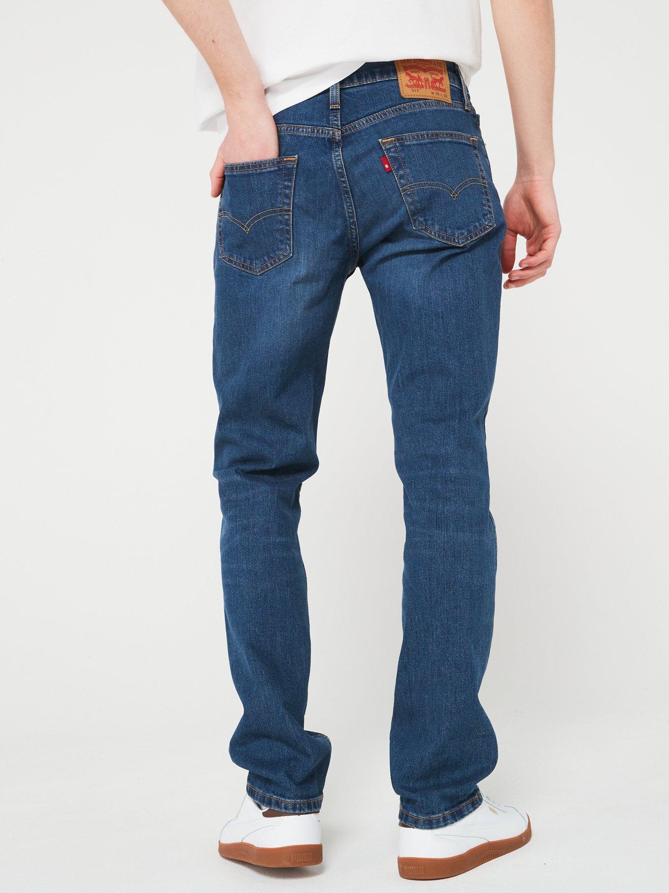 Image 2 of 4 of Levi's 511 Slim Fit Jeans - Worn In - Blue