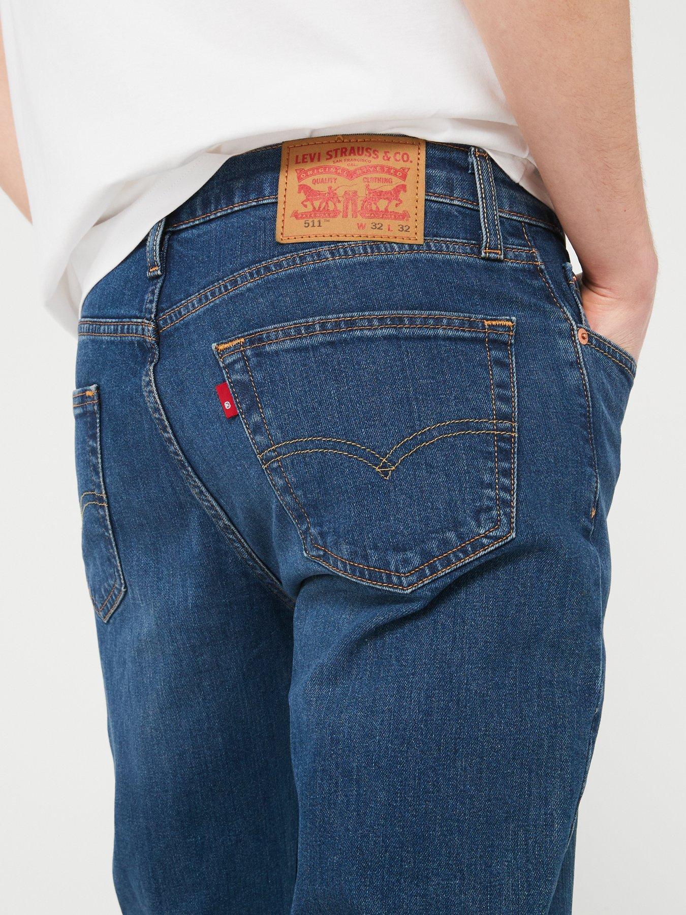 Image 4 of 4 of Levi's 511 Slim Fit Jeans - Worn In - Blue