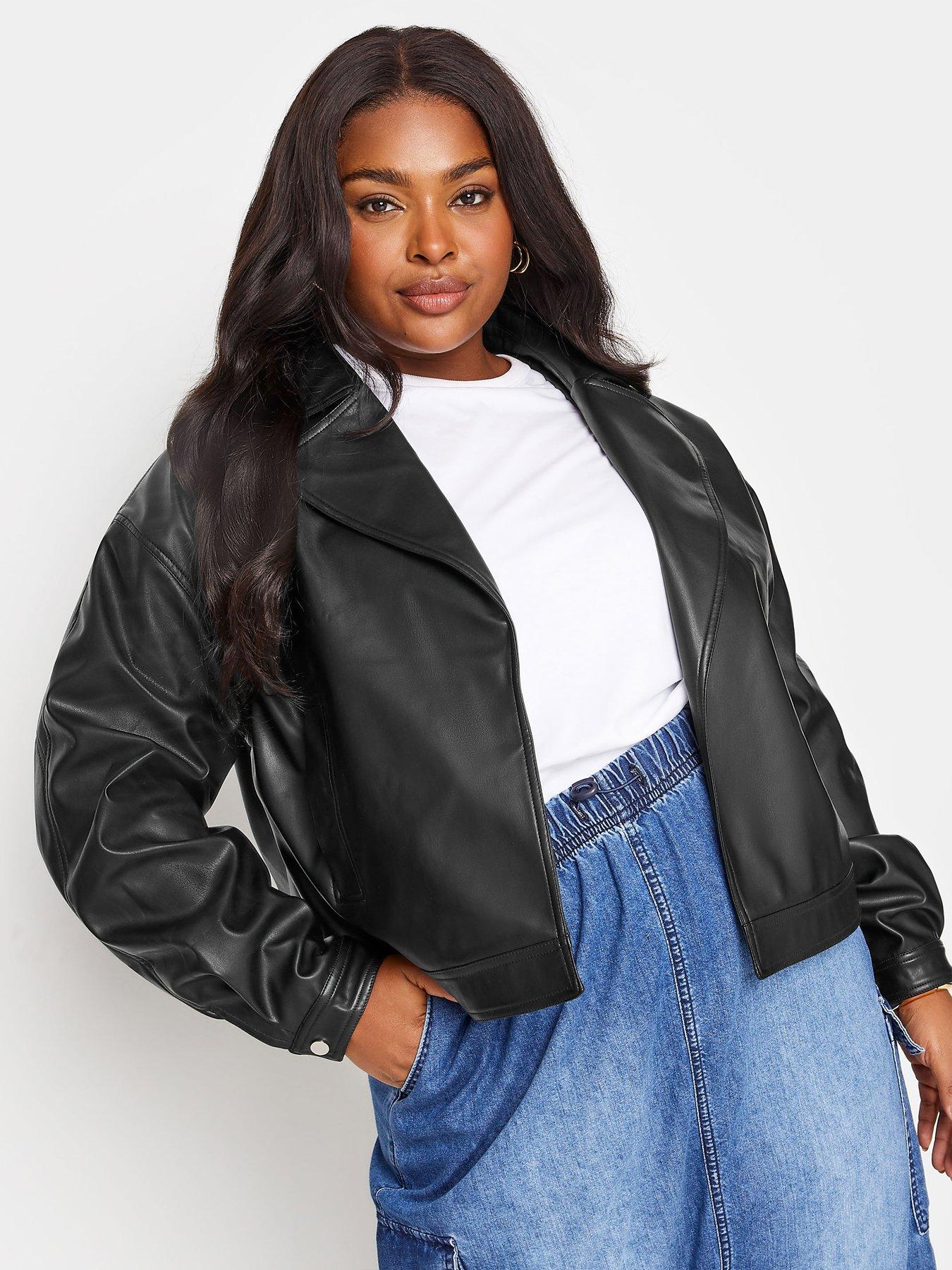 yours-curve-pu-jacket-blackoutfit