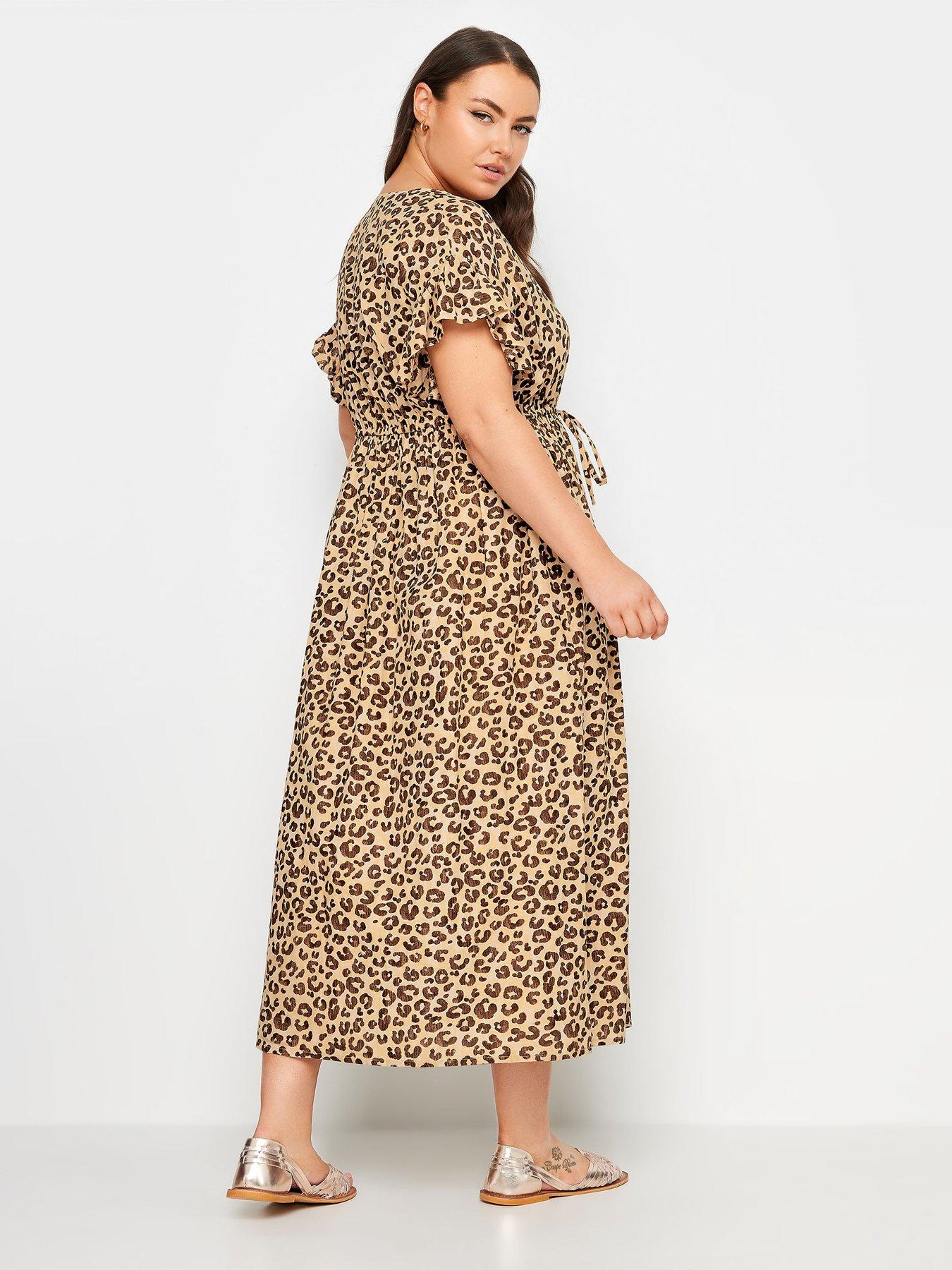 yours-curve-boho-maxi-dress-scratchy-leopardstillFront