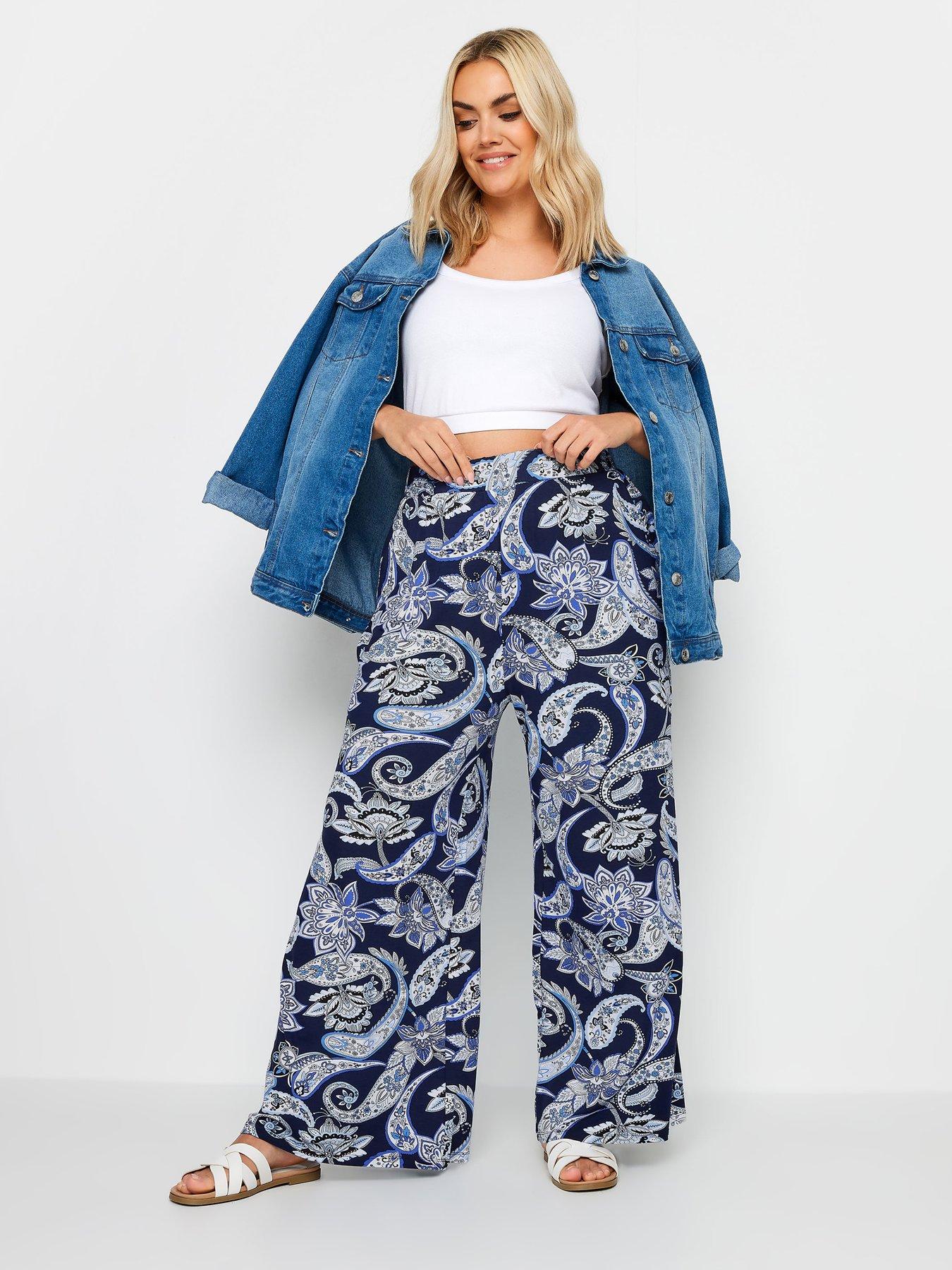 yours-curve-jersey-wide-leg-trousers-paisleyback