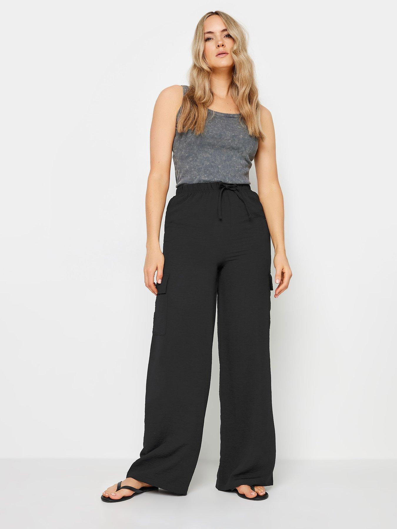 long-tall-sally-tall-black-crepe-cargo-wide-leg-trousersback