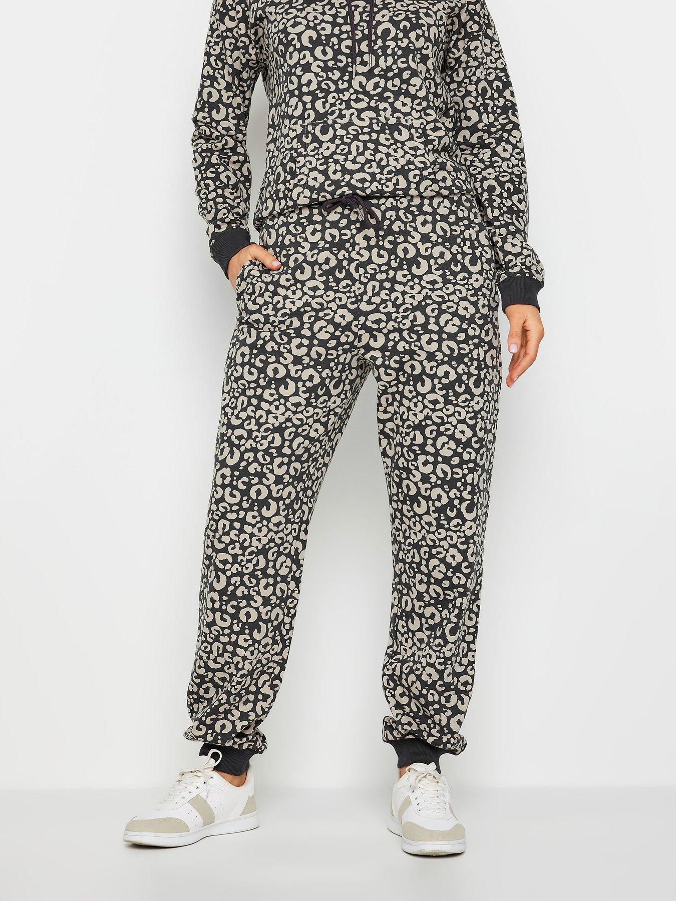 long-tall-sally-tall-charcoal-leopard-print-cuffed-jogger