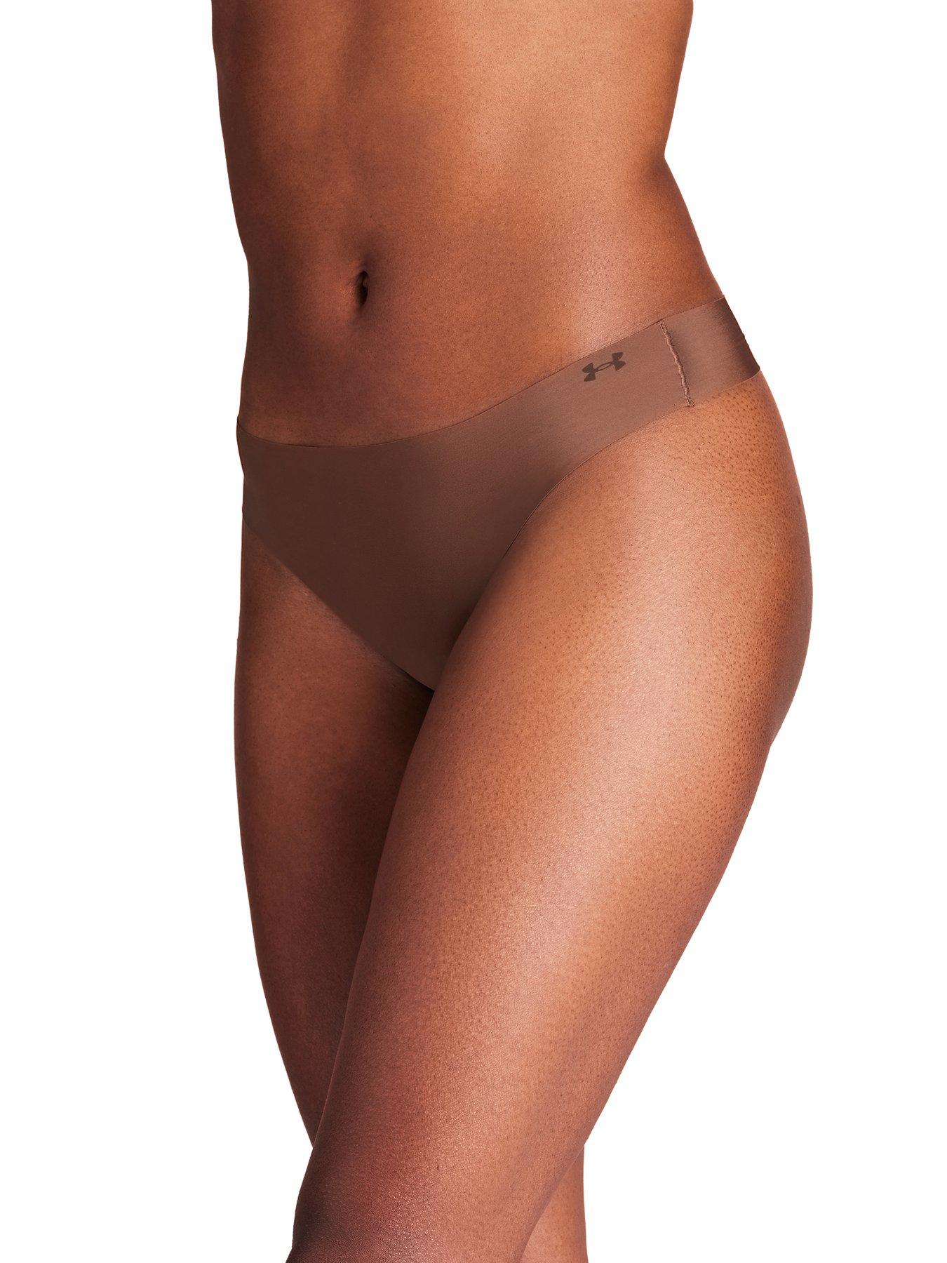 under-armour-womens-pure-stretch-no-show-3pk-solid-colour-thong-brownoutfit