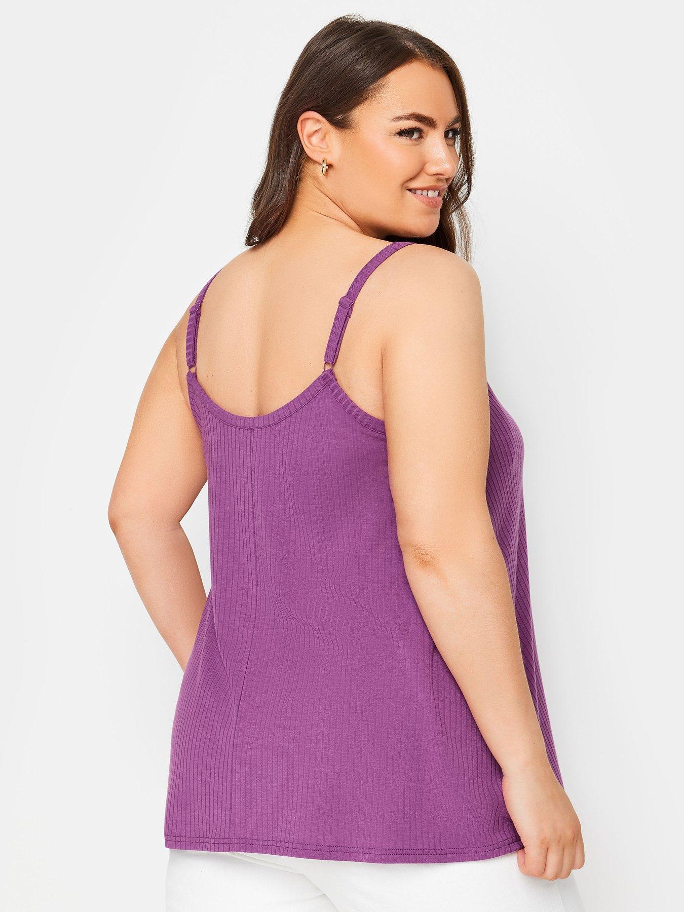 yours-curve-rib-cami-purple-orchidstillFront