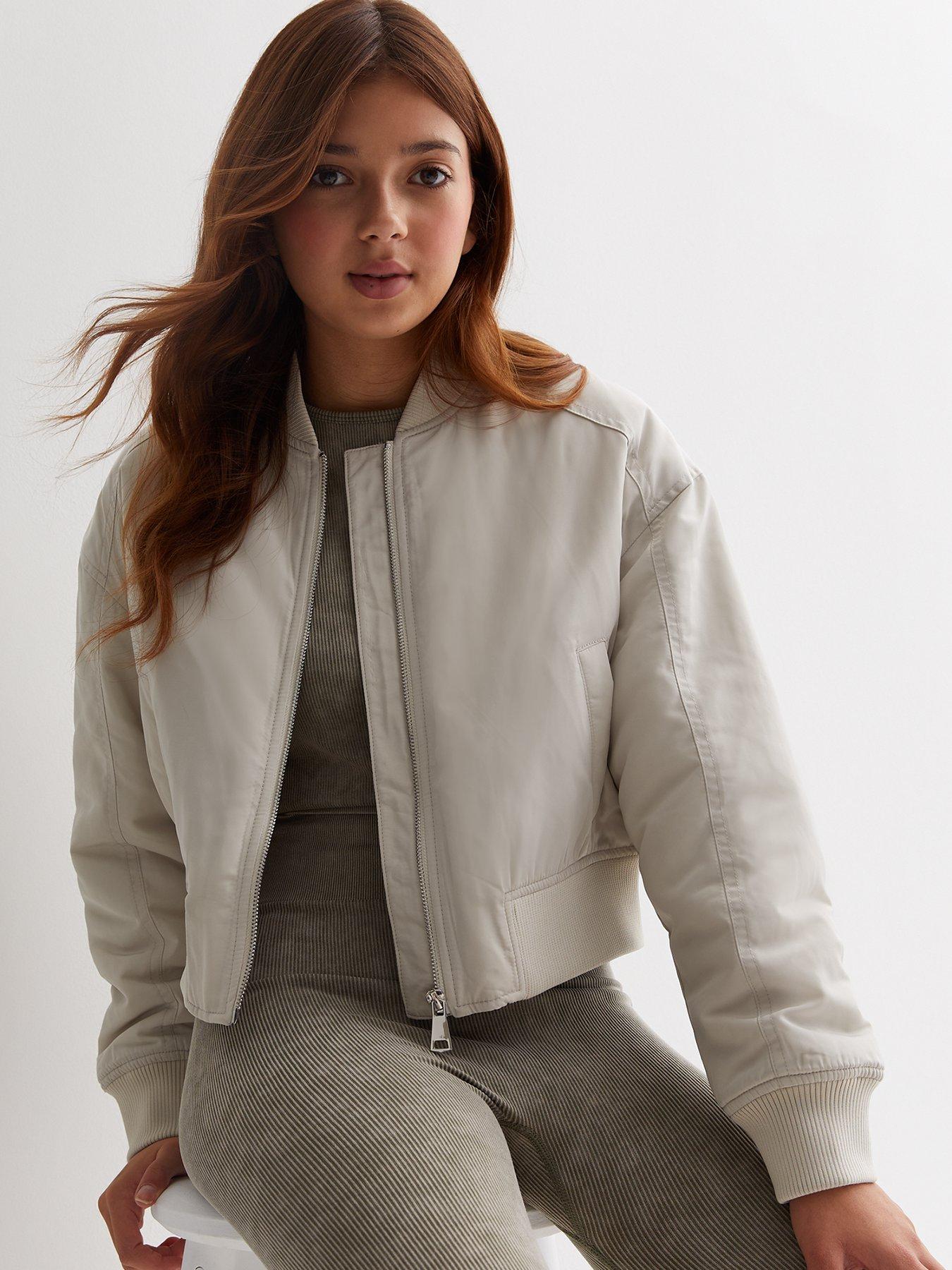 Girls padded bomber jacket on sale