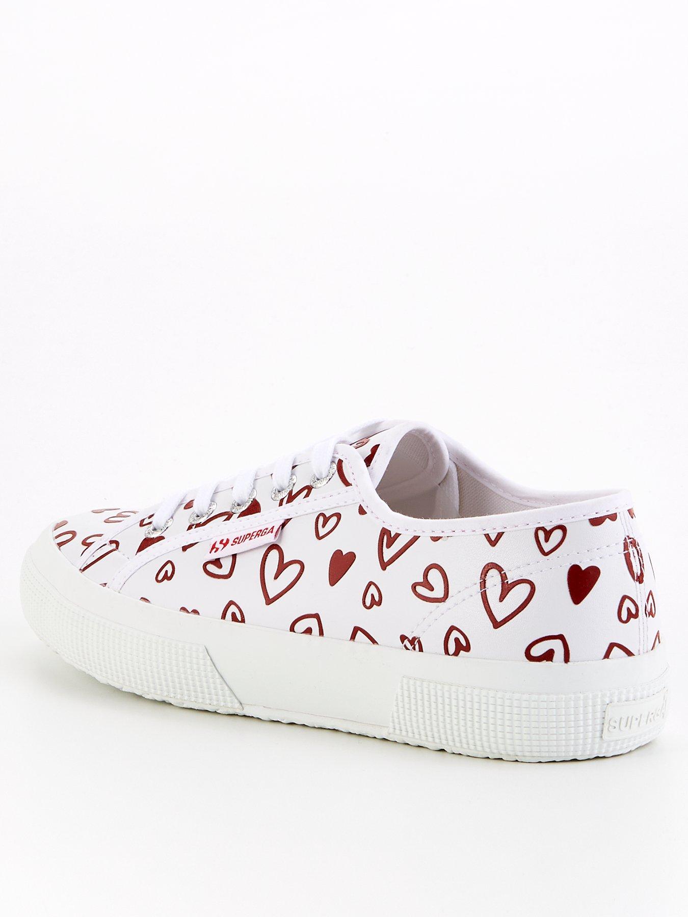 superga-2750-faux-leather-cute-heart-print-plimsolls-white-red-heartsback